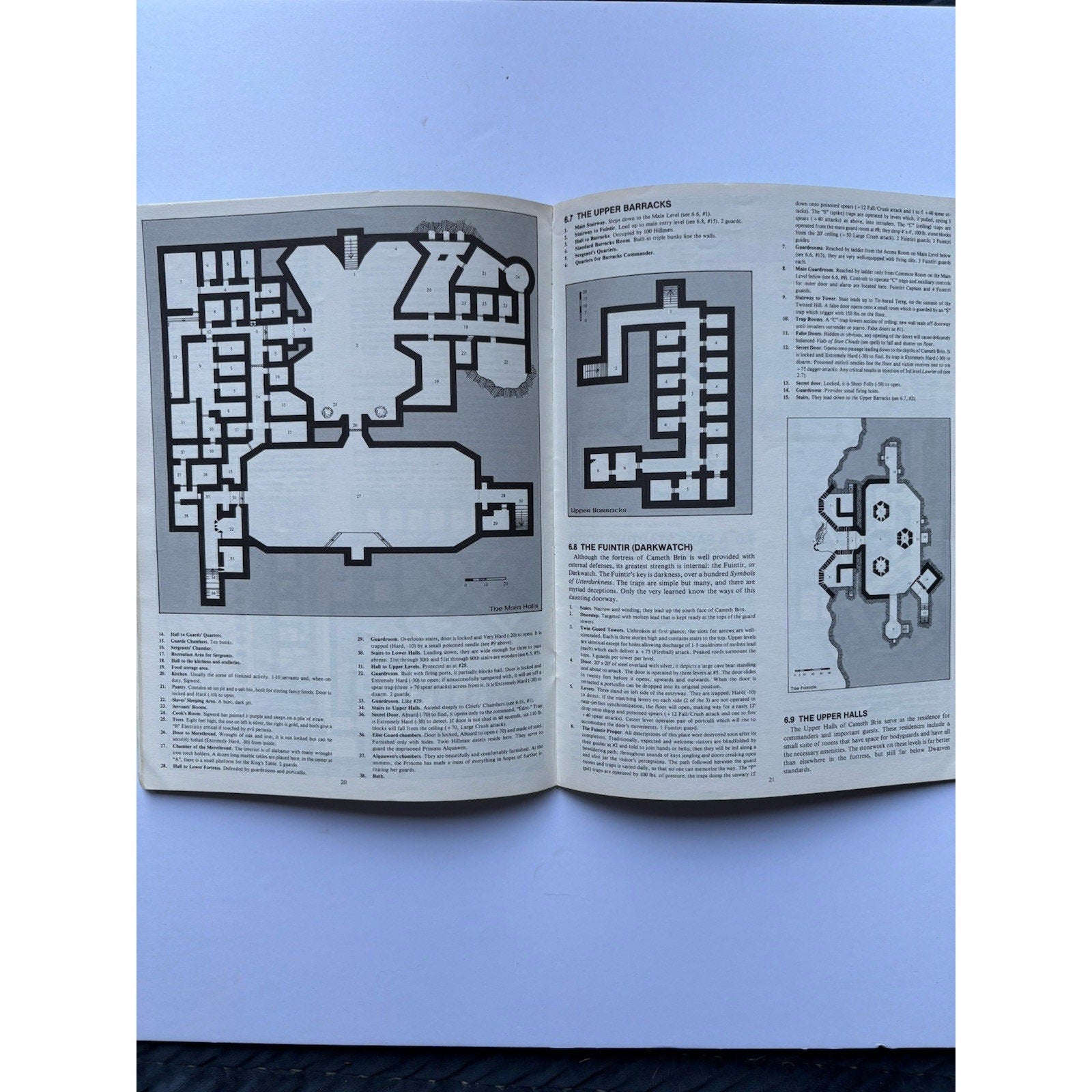 D&D Hillmen of the Trollshaws ICE 8040 1984 MERP Tolkien RPG Module Complete - Humphrey's Book Den