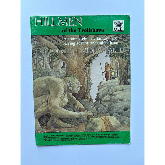 D&D Hillmen of the Trollshaws ICE 8040 1984 MERP Tolkien RPG Module Complete - Humphrey's Book Den