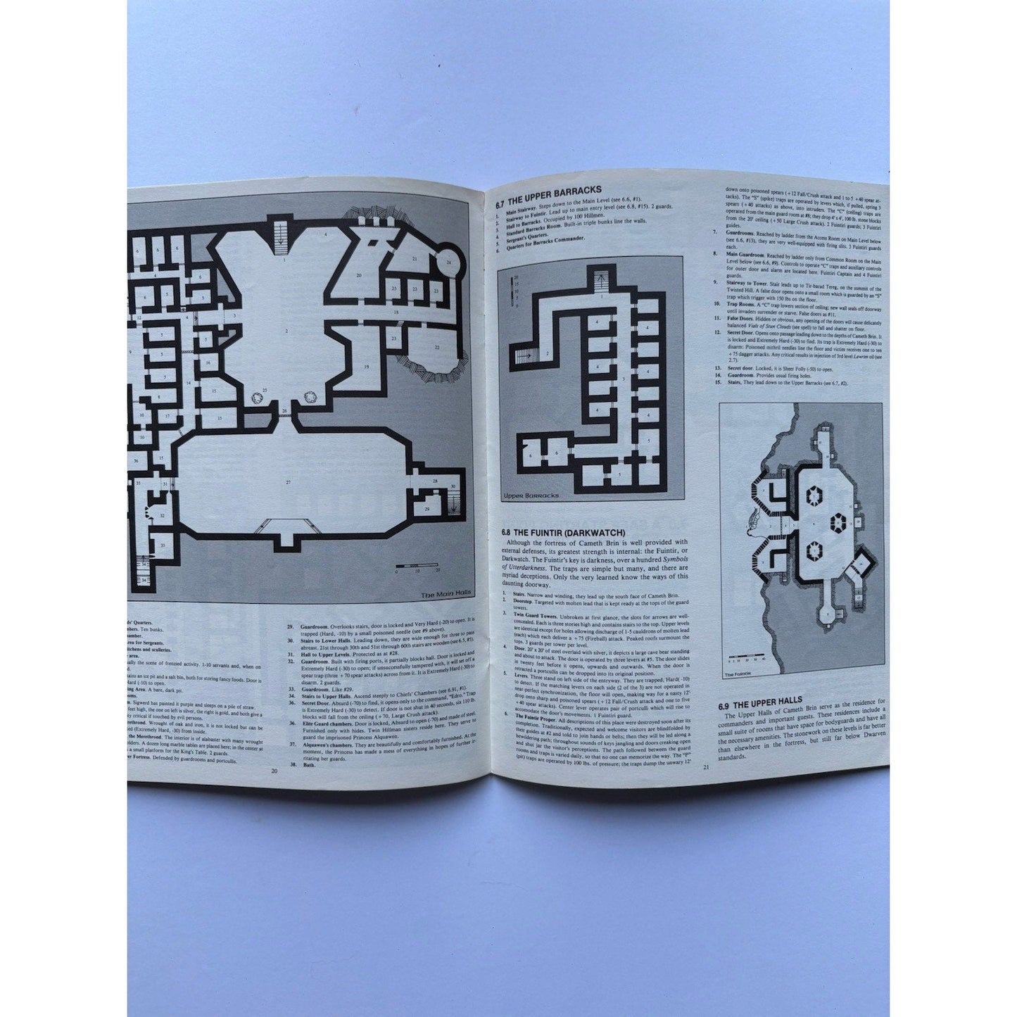 D&D Hillmen of the Trollshaws ICE 8040 1984 MERP Tolkien RPG Module Complete - Humphrey's Book Den