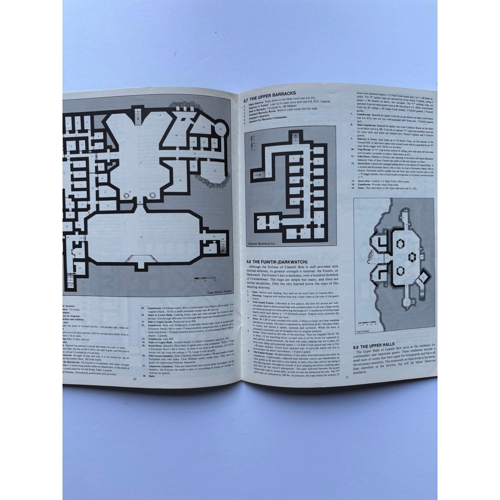 D&D Hillmen of the Trollshaws ICE 8040 1984 MERP Tolkien RPG Module Complete - Humphrey's Book Den