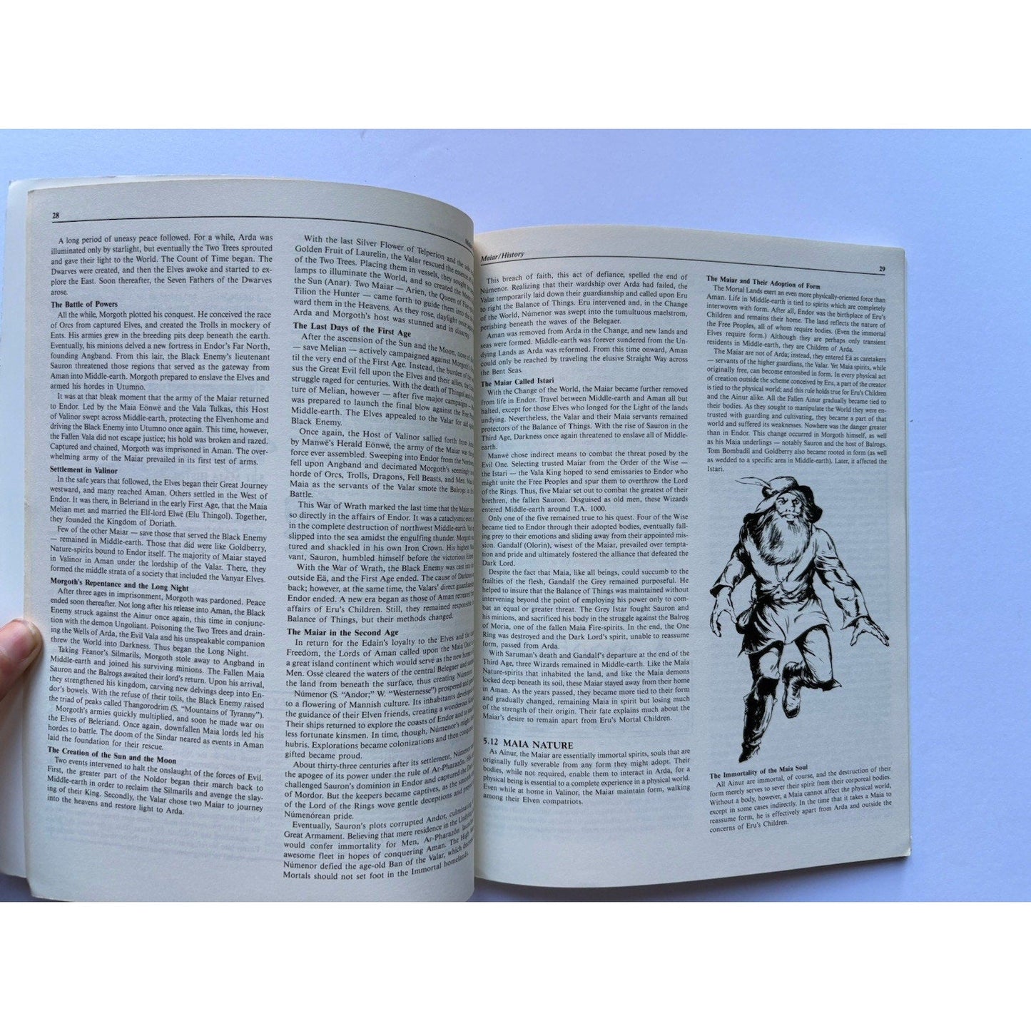 D&D Lords of Middle - earth Vol I ICE 8002 1986 MERP Elves Maiar Valar Tolkien - Humphrey's Book Den