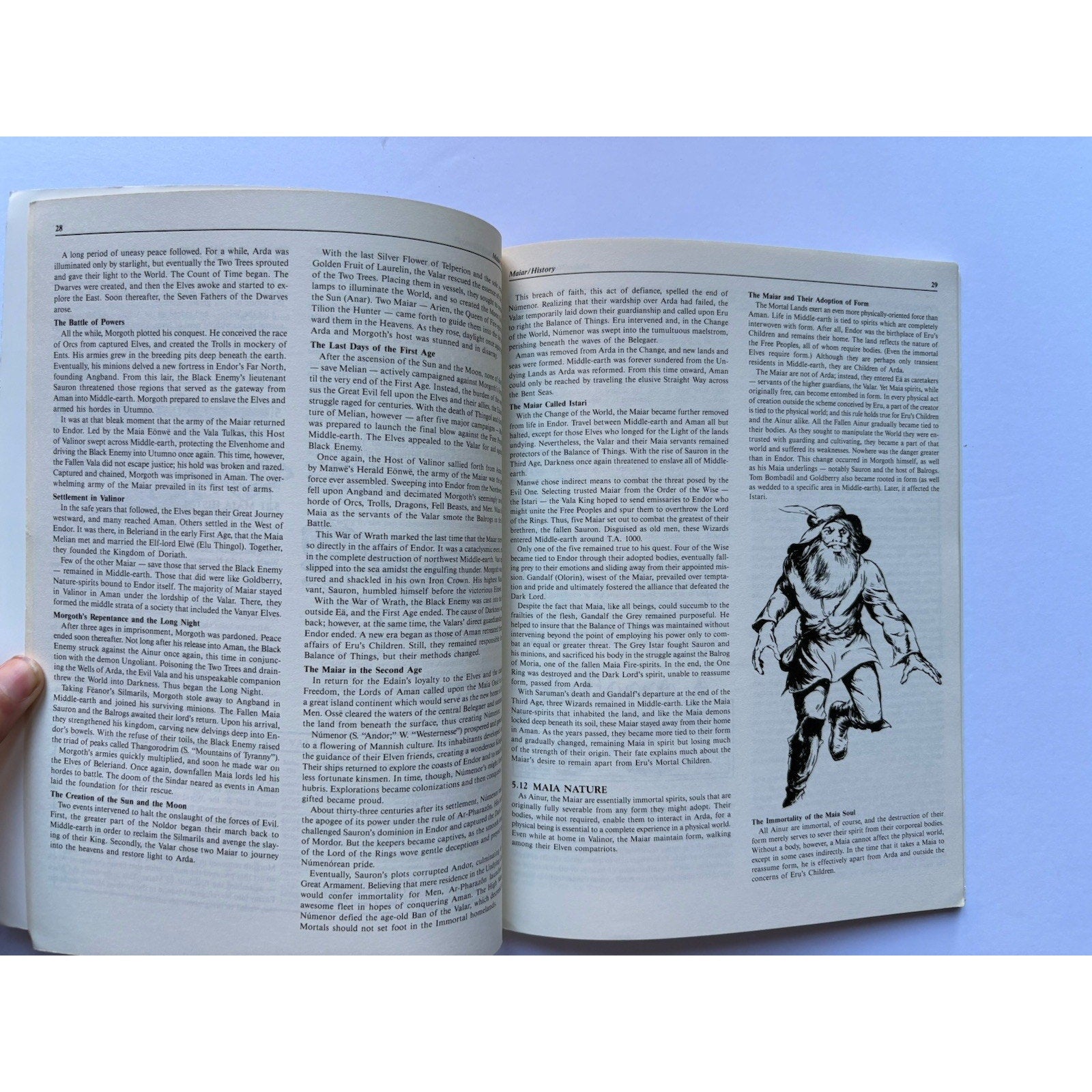 D&D Lords of Middle - earth Vol I ICE 8002 1986 MERP Elves Maiar Valar Tolkien - Humphrey's Book Den