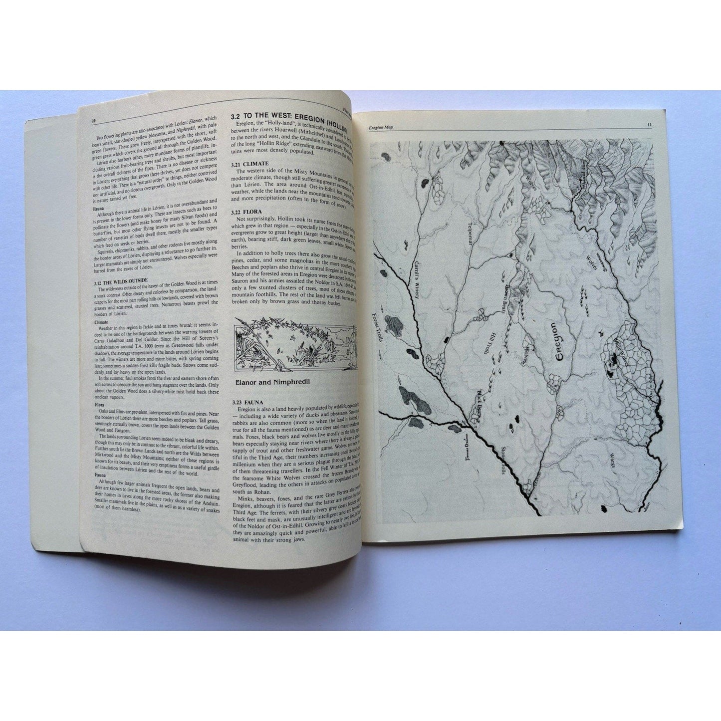 D&D Lorien & the Halls of the Elven Smiths ICE 3200 1986 MERP Module Complete - Humphrey's Book Den