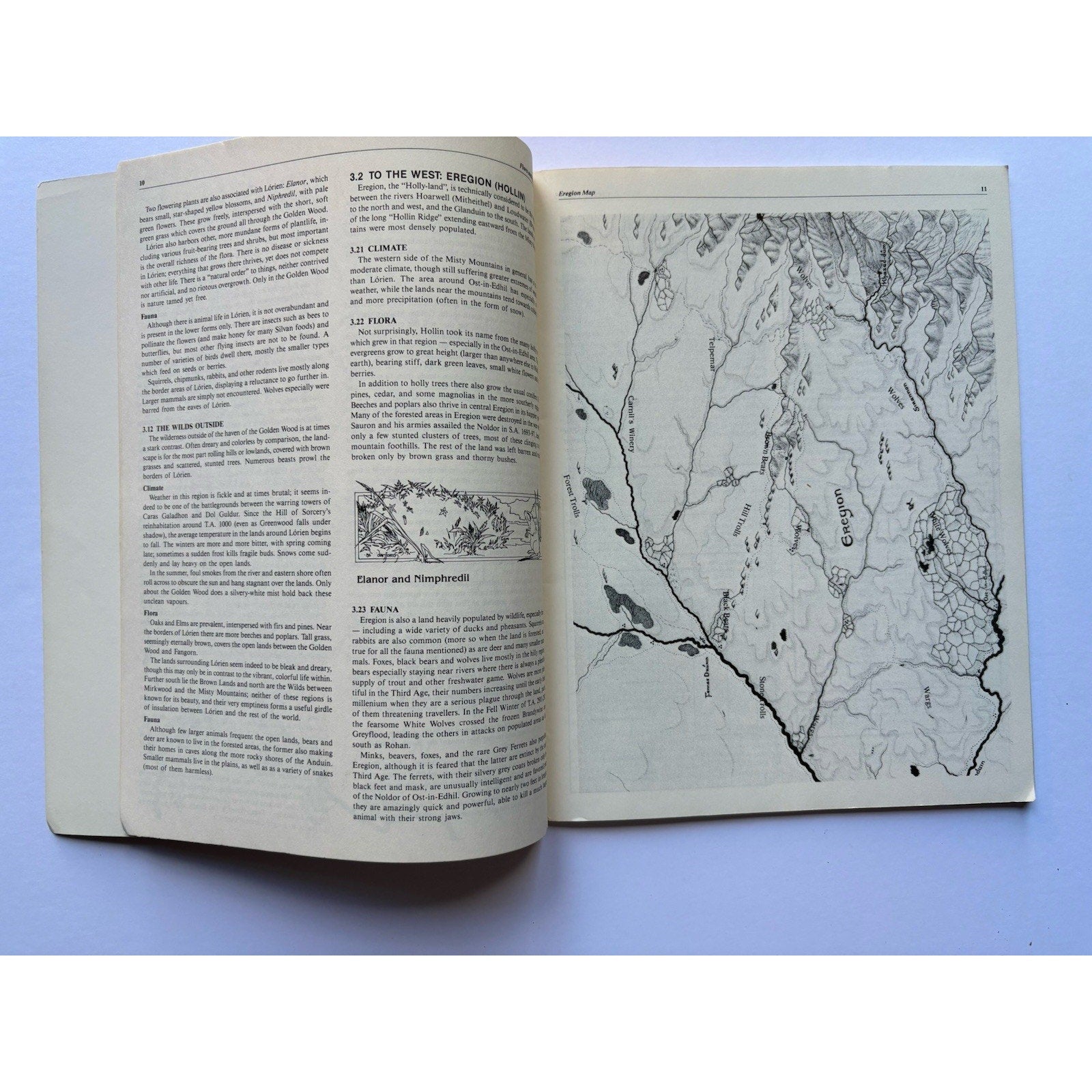 D&D Lorien & the Halls of the Elven Smiths ICE 3200 1986 MERP Module Complete - Humphrey's Book Den