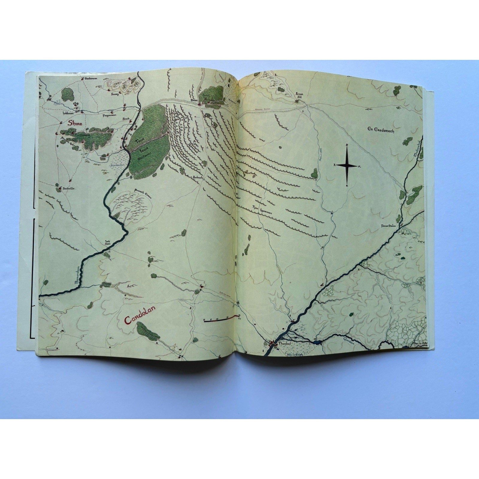 D&D Lost Realm of Cardolan ICE 3700 1987 MERP Tolkien RPG Module Complete Maps - Humphrey's Book Den