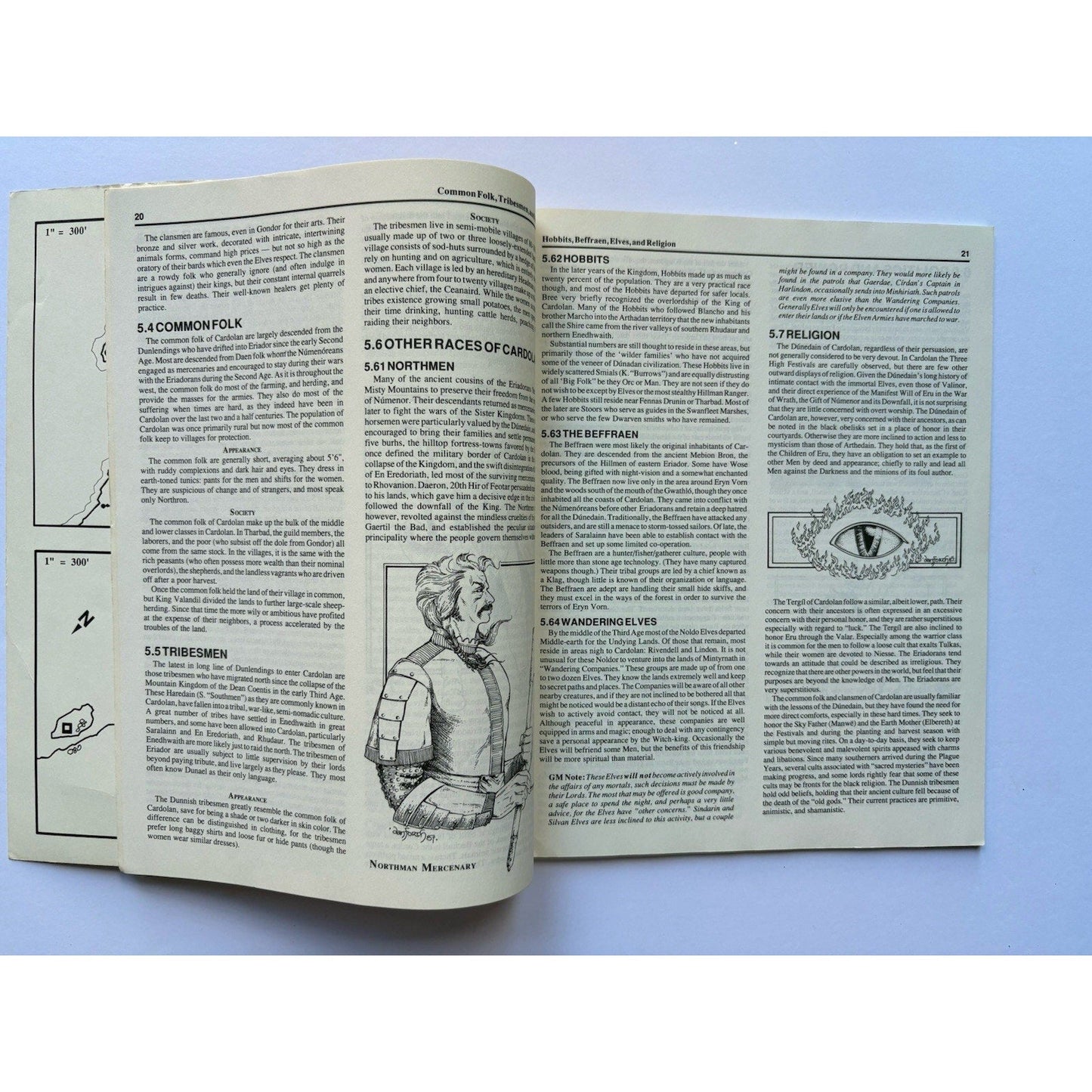 D&D Lost Realm of Cardolan ICE 3700 1987 MERP Tolkien RPG Module Complete Maps - Humphrey's Book Den