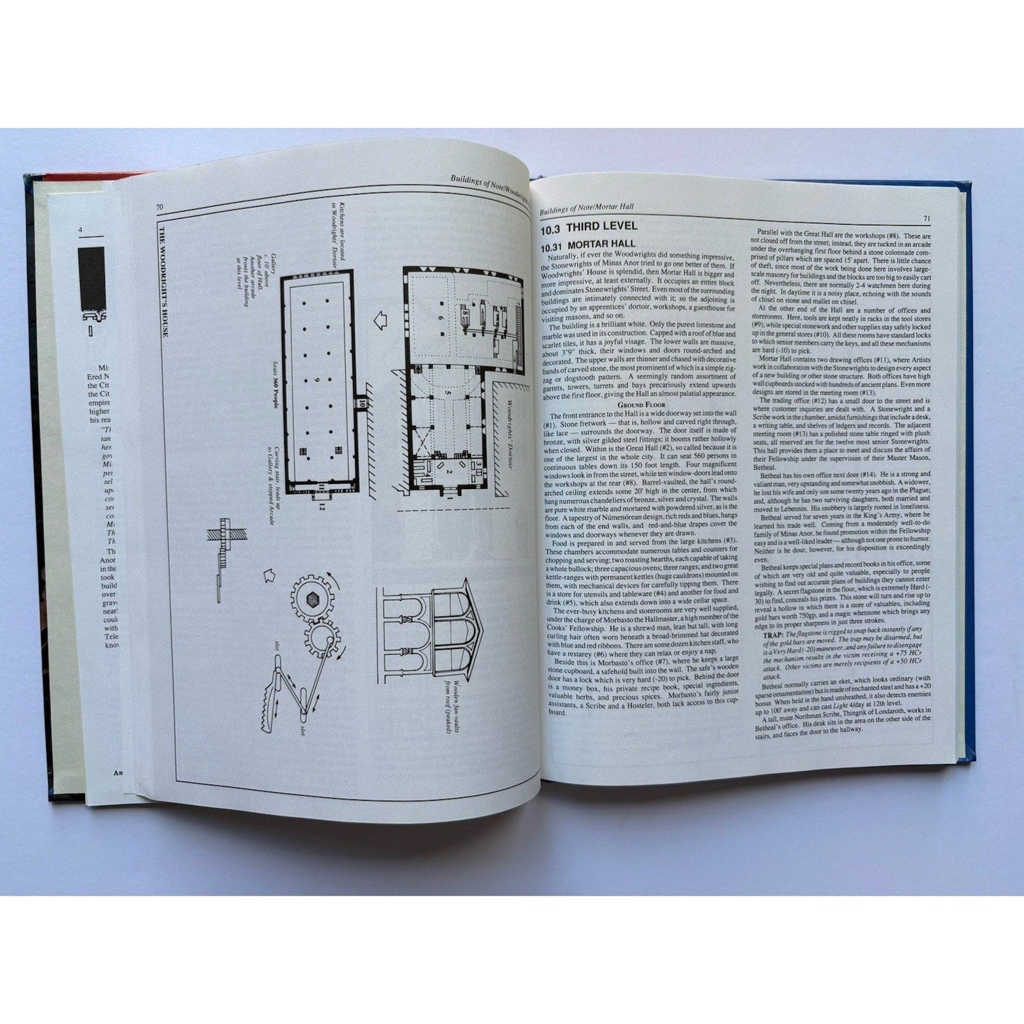 D&D Minas Tirith Cities of Middle - earth ICE 8301 1988 MERP Hardcover Complete - Humphrey's Book Den