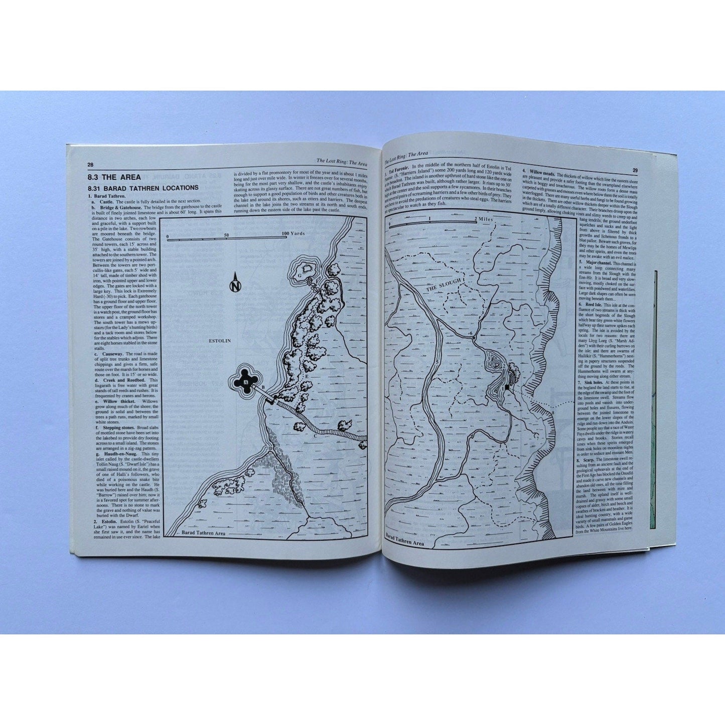 D&D Mouths of the Entwash ICE 8011 1984 MERP Tolkien RPG Module Complete - Humphrey's Book Den