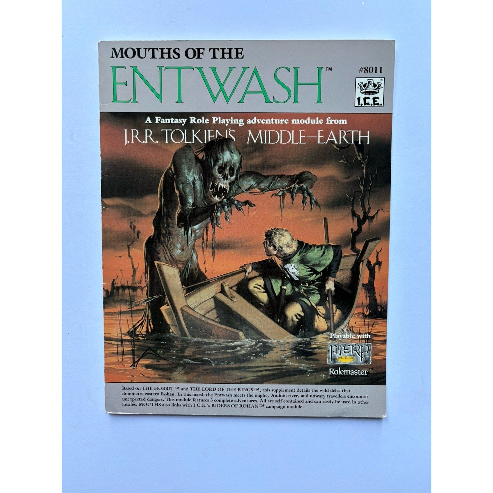 D&D Mouths of the Entwash ICE 8011 1984 MERP Tolkien RPG Module Complete - Humphrey's Book Den