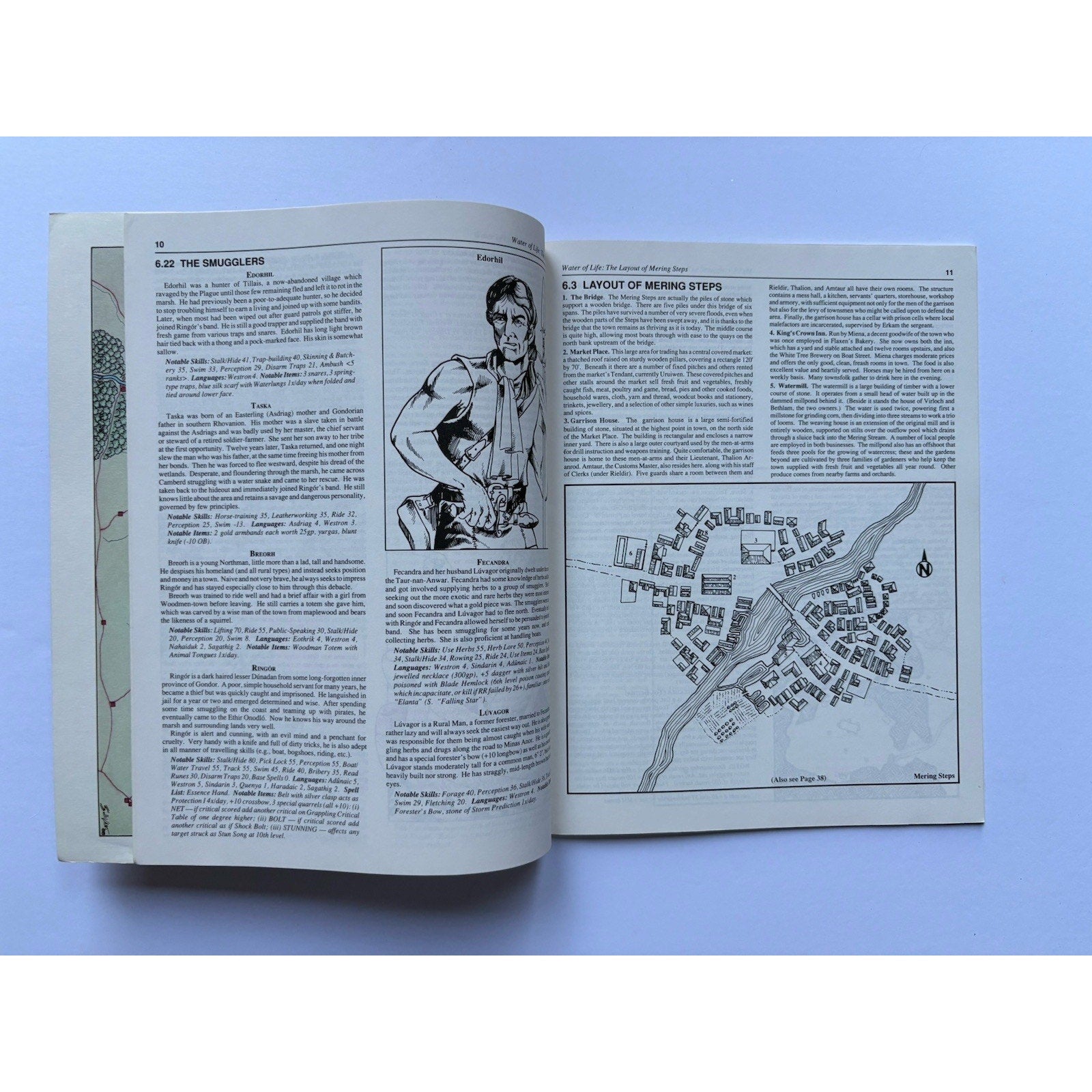 D&D Mouths of the Entwash ICE 8011 1984 MERP Tolkien RPG Module Complete - Humphrey's Book Den