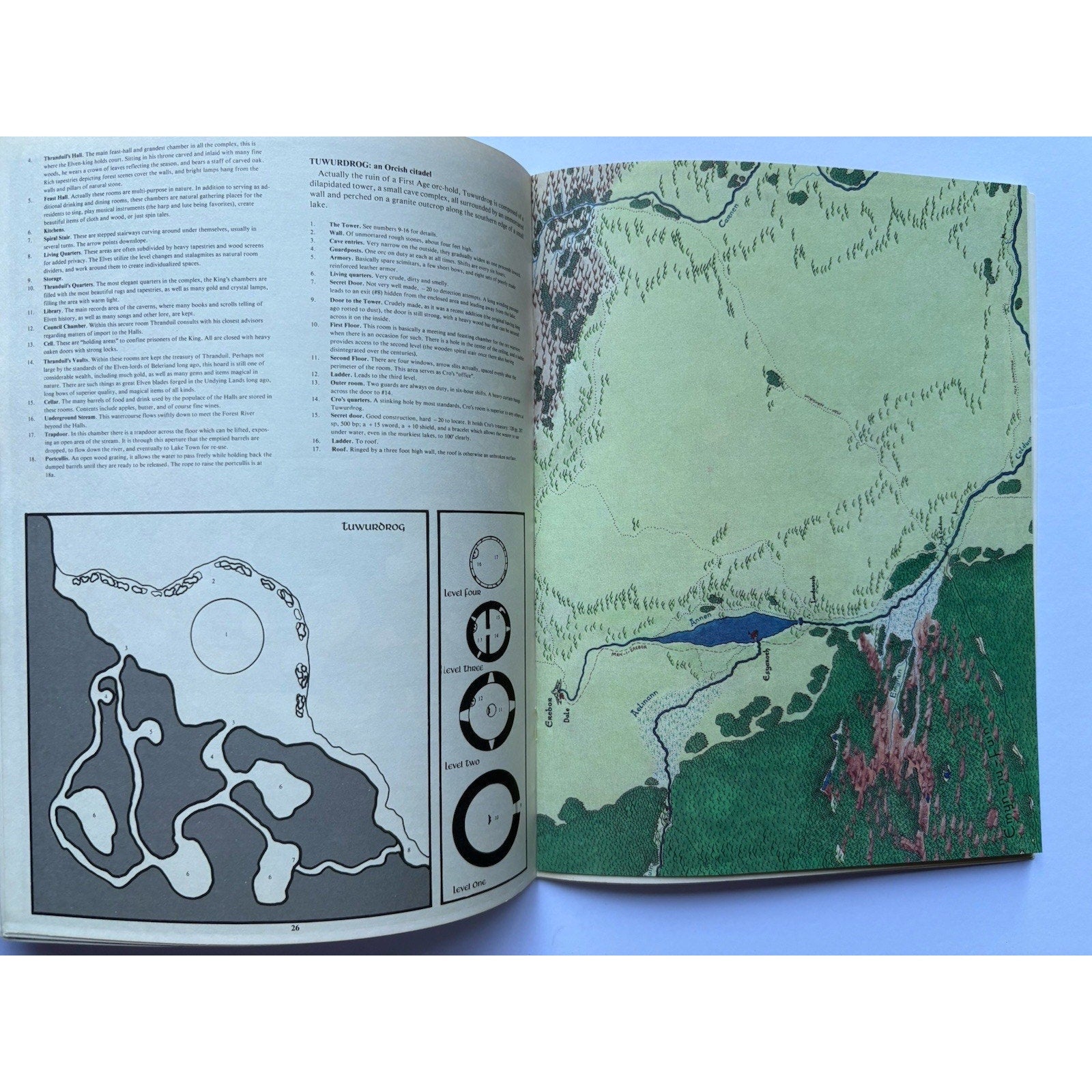 D&D Northern Mirkwood ICE 2600 1983 MERP Module Complete Tolkien Elven Realm - Humphrey's Book Den