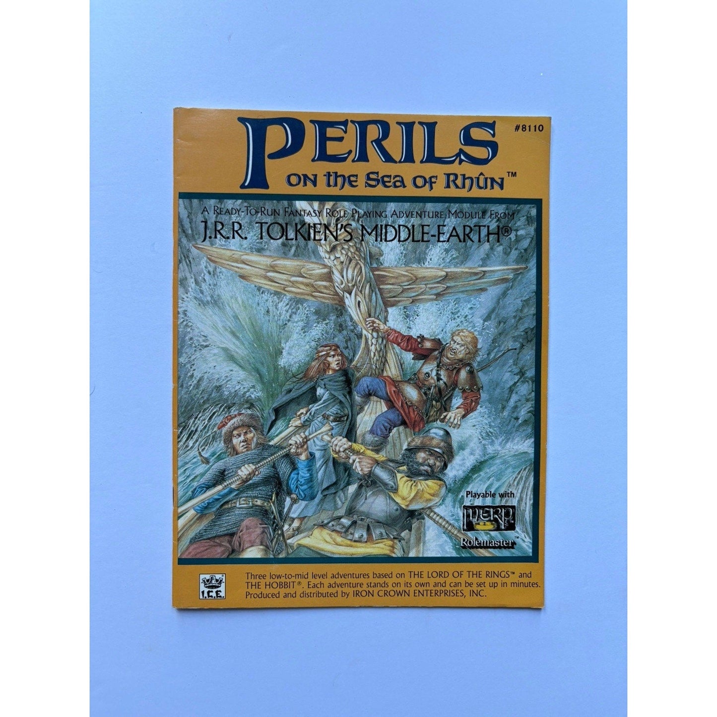 D&D Perils on the Sea of Rhun ICE 8110 1989 MERP Tolkien Module Complete Maps - Humphrey's Book Den