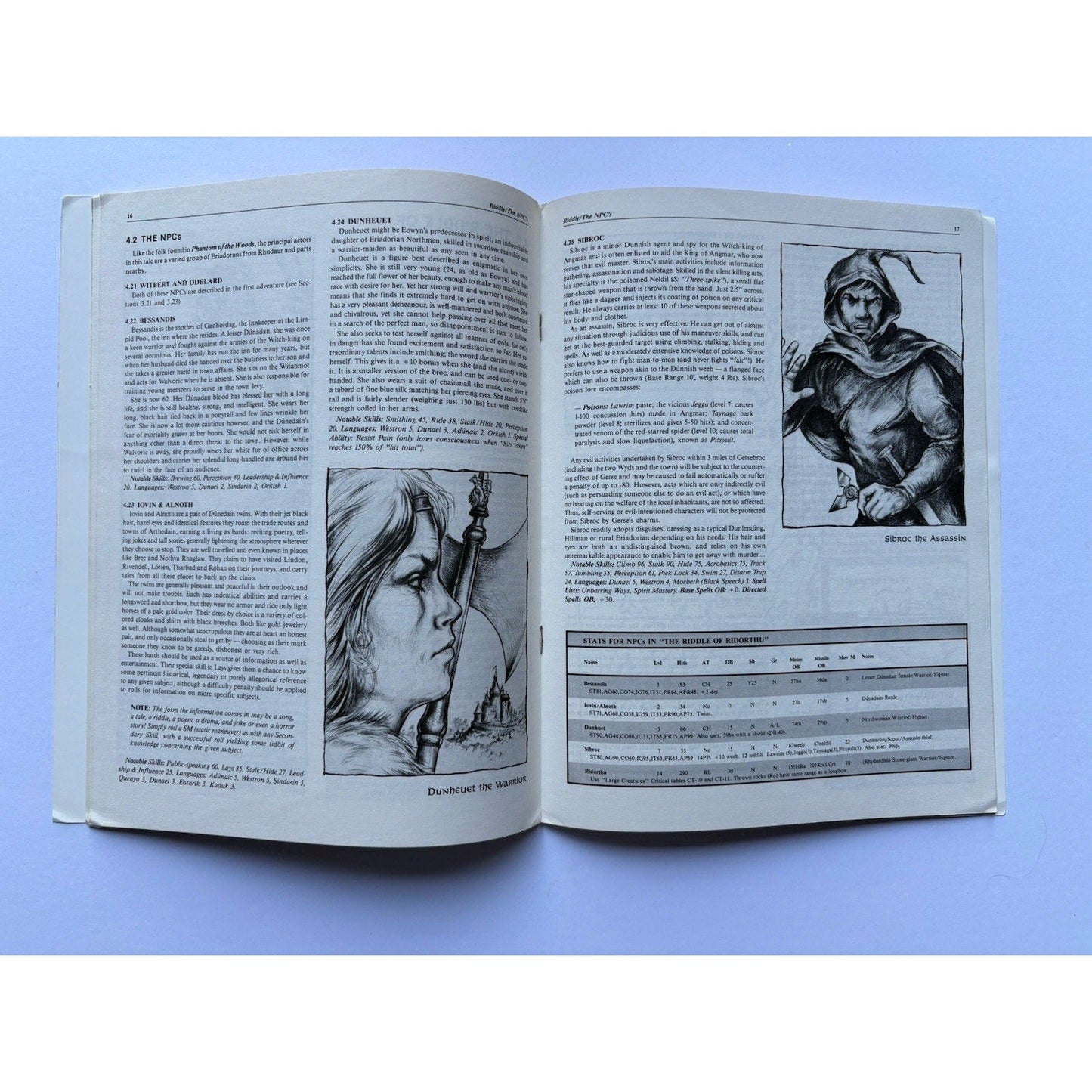 D&D Phantom of the Northern Marches ICE 8102 1986 MERP Tolkien RPG Module - Humphrey's Book Den