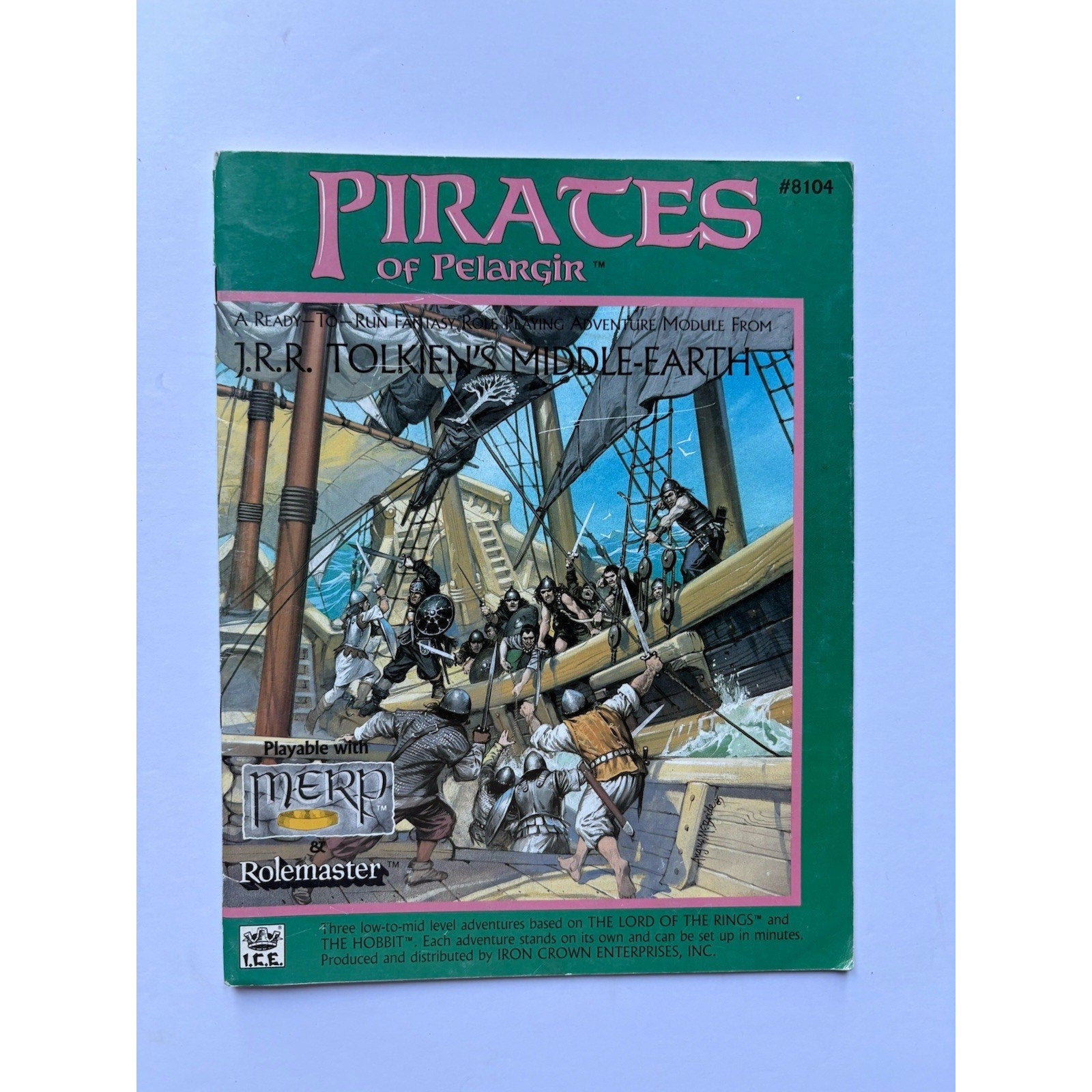 D&D Pirates of Pelargir ICE 8104 1987 MERP Tolkien RPG Module Complete w/ Maps - Humphrey's Book Den