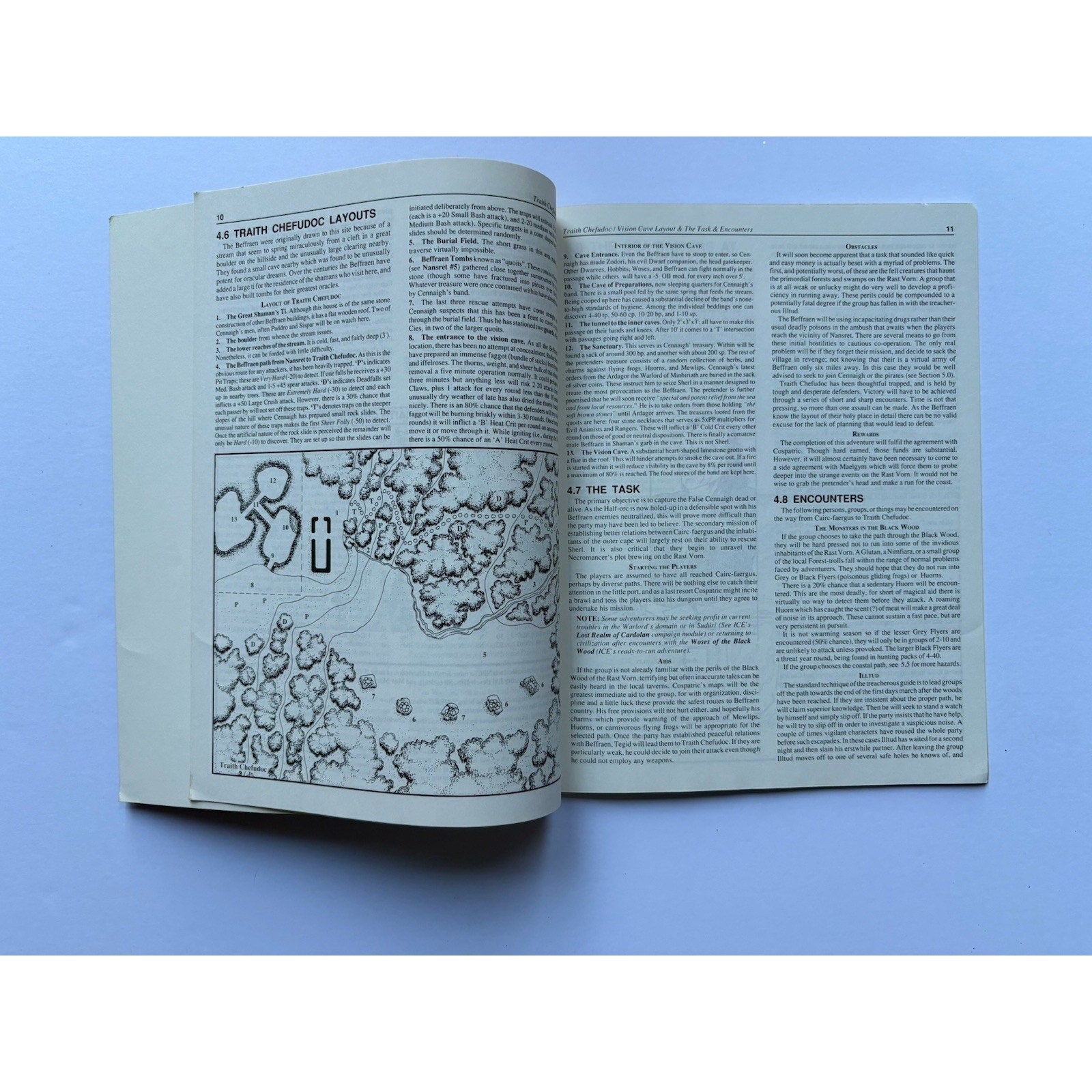 D&D Raiders of Cardolan ICE 8108 1988 MERP Tolkien RPG Module Complete w/ Maps - Humphrey's Book Den