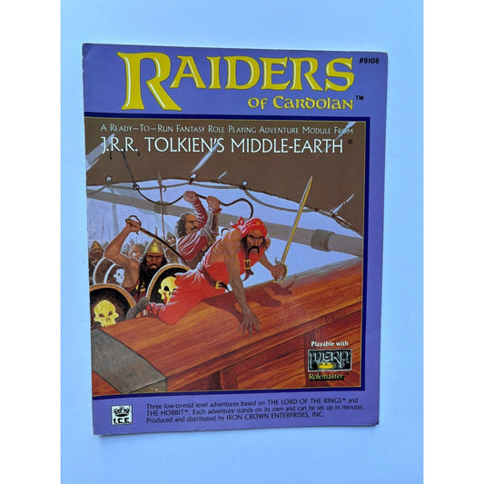 D&D Raiders of Cardolan ICE 8108 1988 MERP Tolkien RPG Module Complete w/ Maps - Humphrey's Book Den