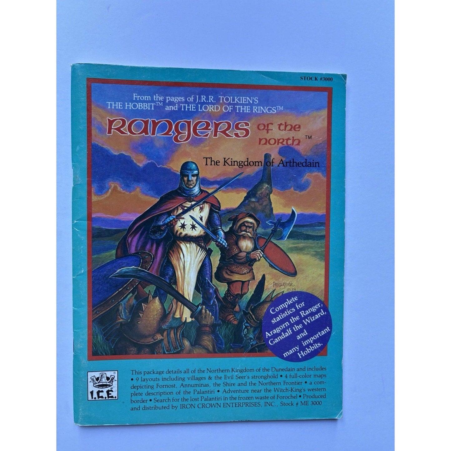 D&D Rangers of the North ICE 3000 1984 MERP Module Complete Tolkien Arthedain - Humphrey's Book Den