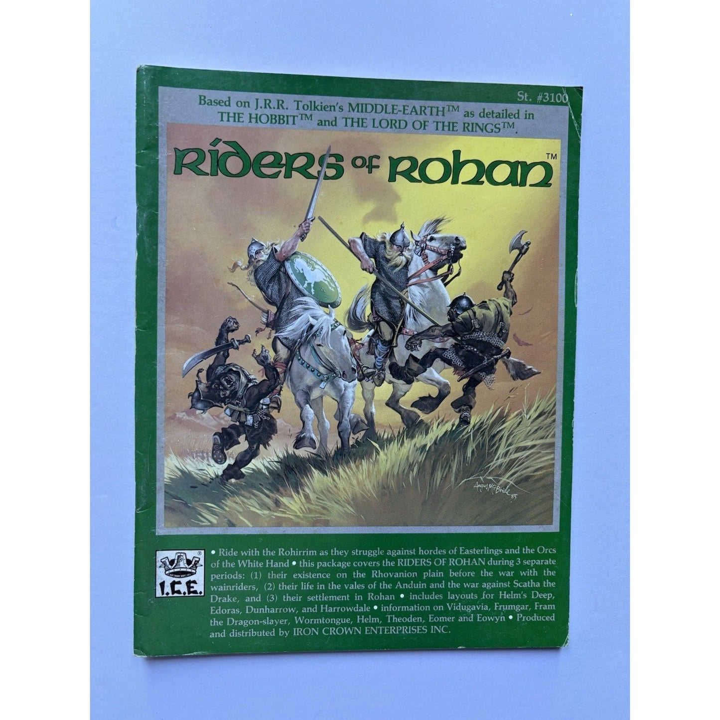 D&D Riders of Rohan ICE 3100 1984 MERP RPG Module Complete Tolkien Helm’s Deep - Humphrey's Book Den