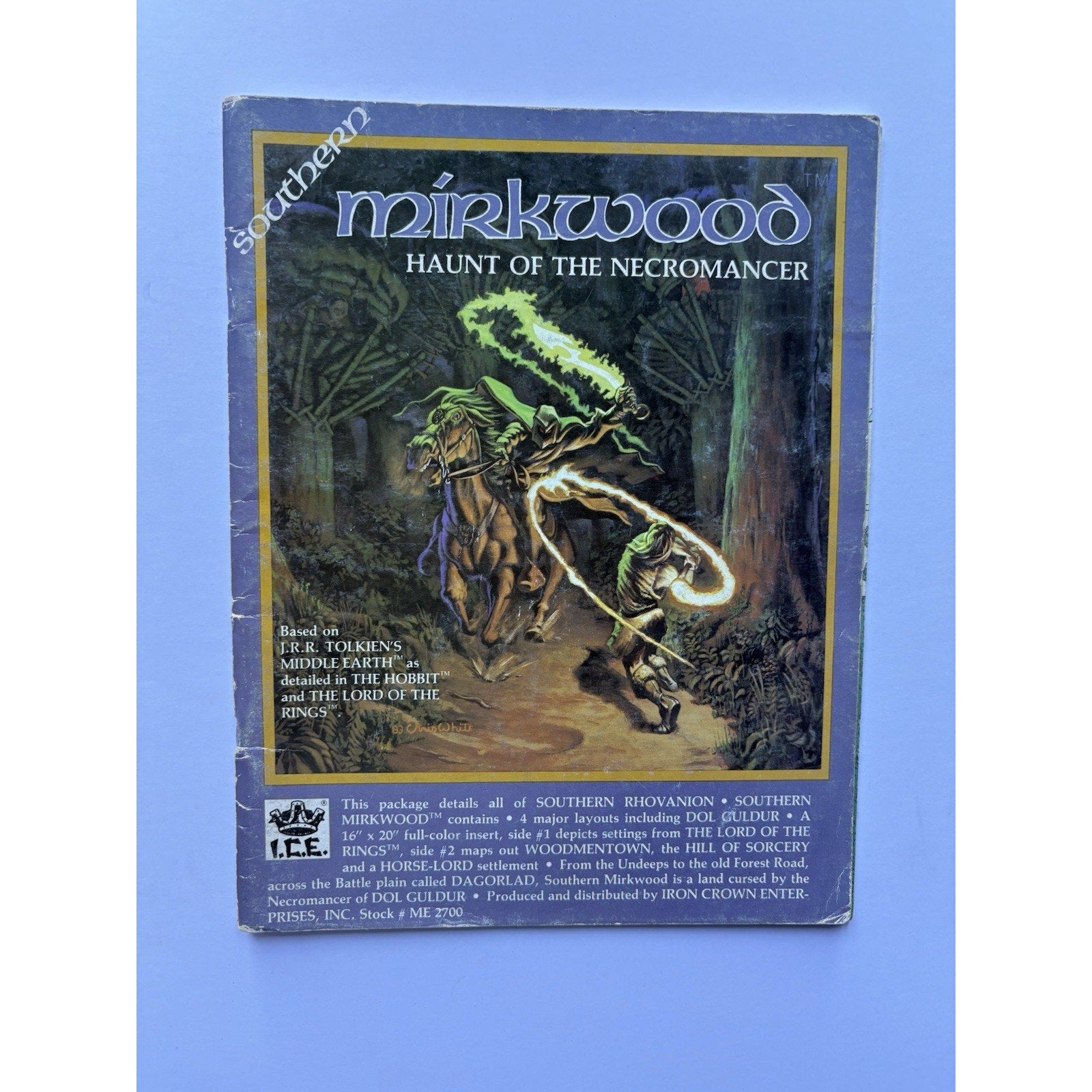 D&D Southern Mirkwood ICE 2700 1983 MERP RPG Module Complete Tolkien Dol Guldur - Humphrey's Book Den