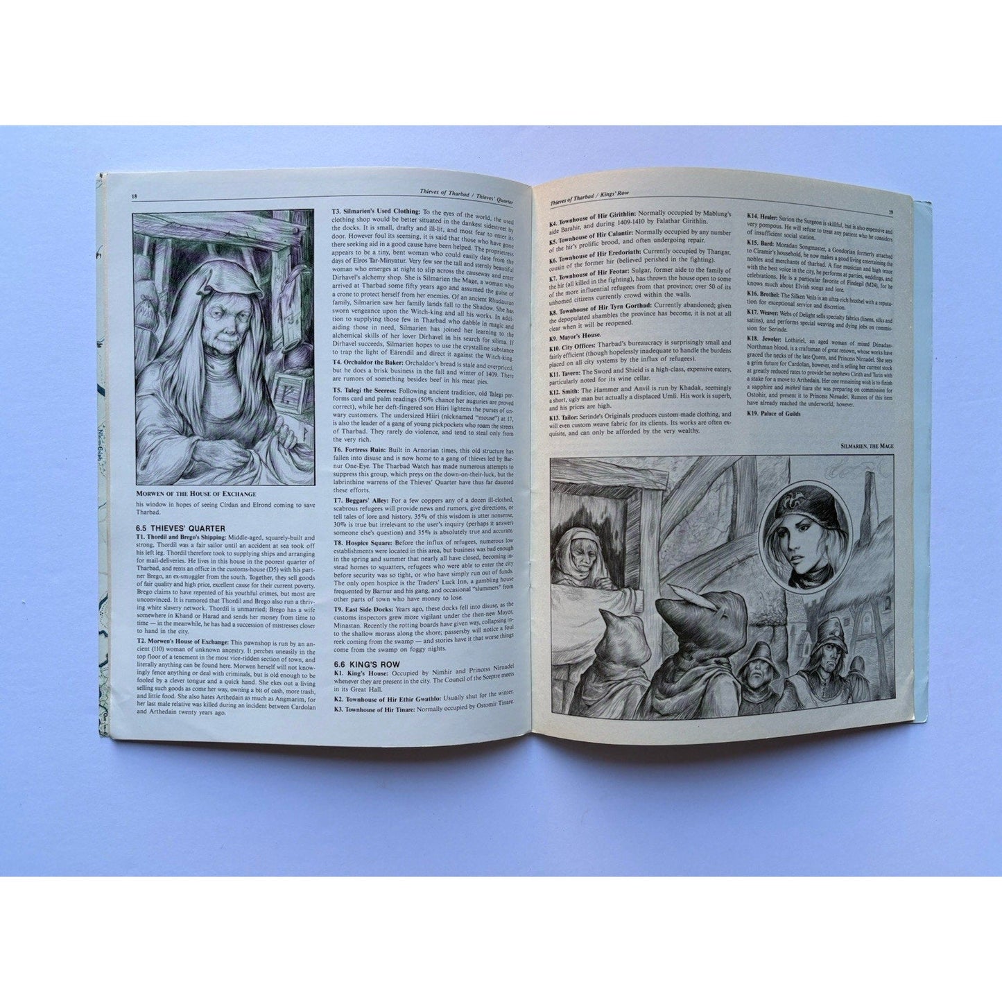 D&D Thieves of Tharbad ICE 8050 1985 MERP Module Complete Tolkien Rolemaster - Humphrey's Book Den