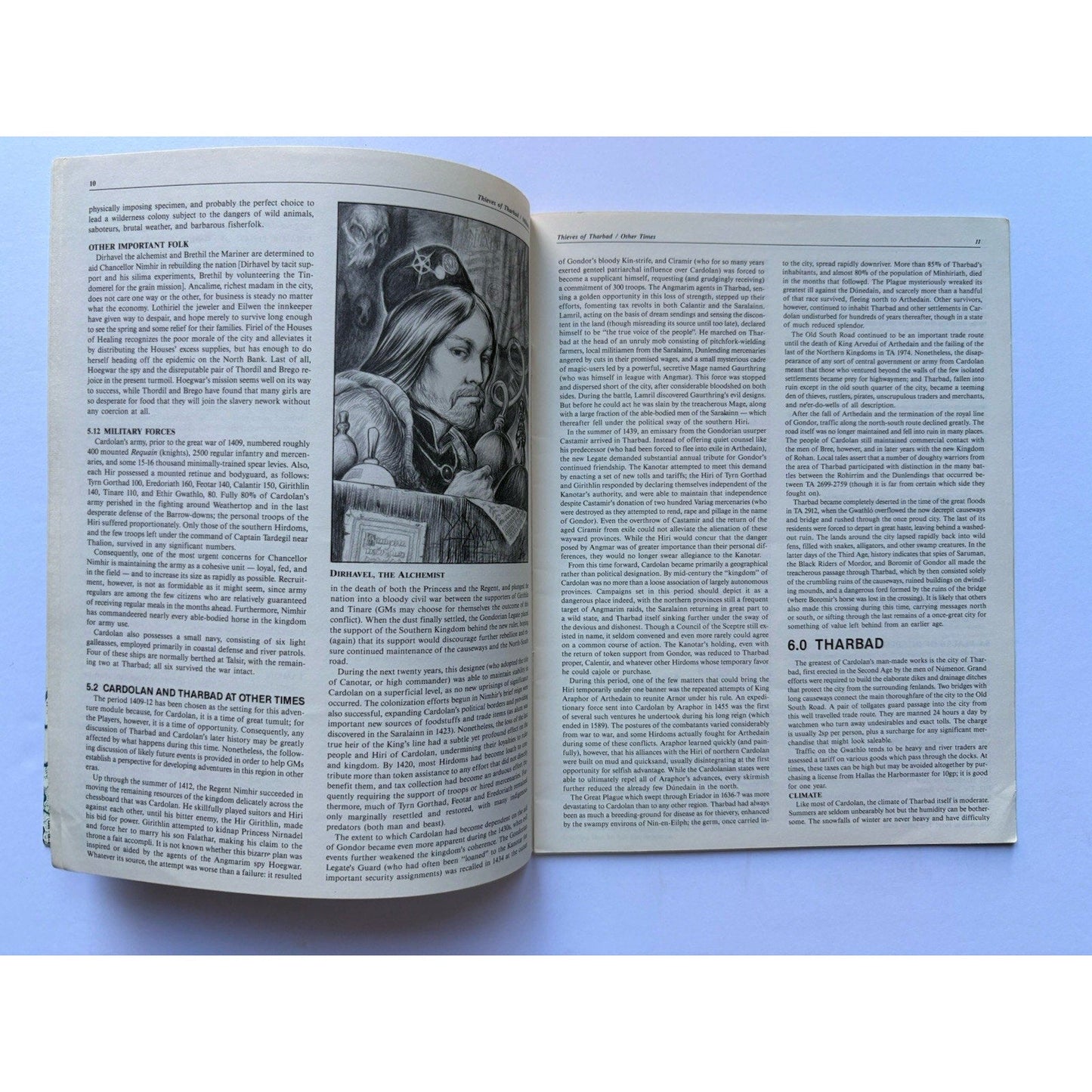 D&D Thieves of Tharbad ICE 8050 1985 MERP Module Complete Tolkien Rolemaster - Humphrey's Book Den