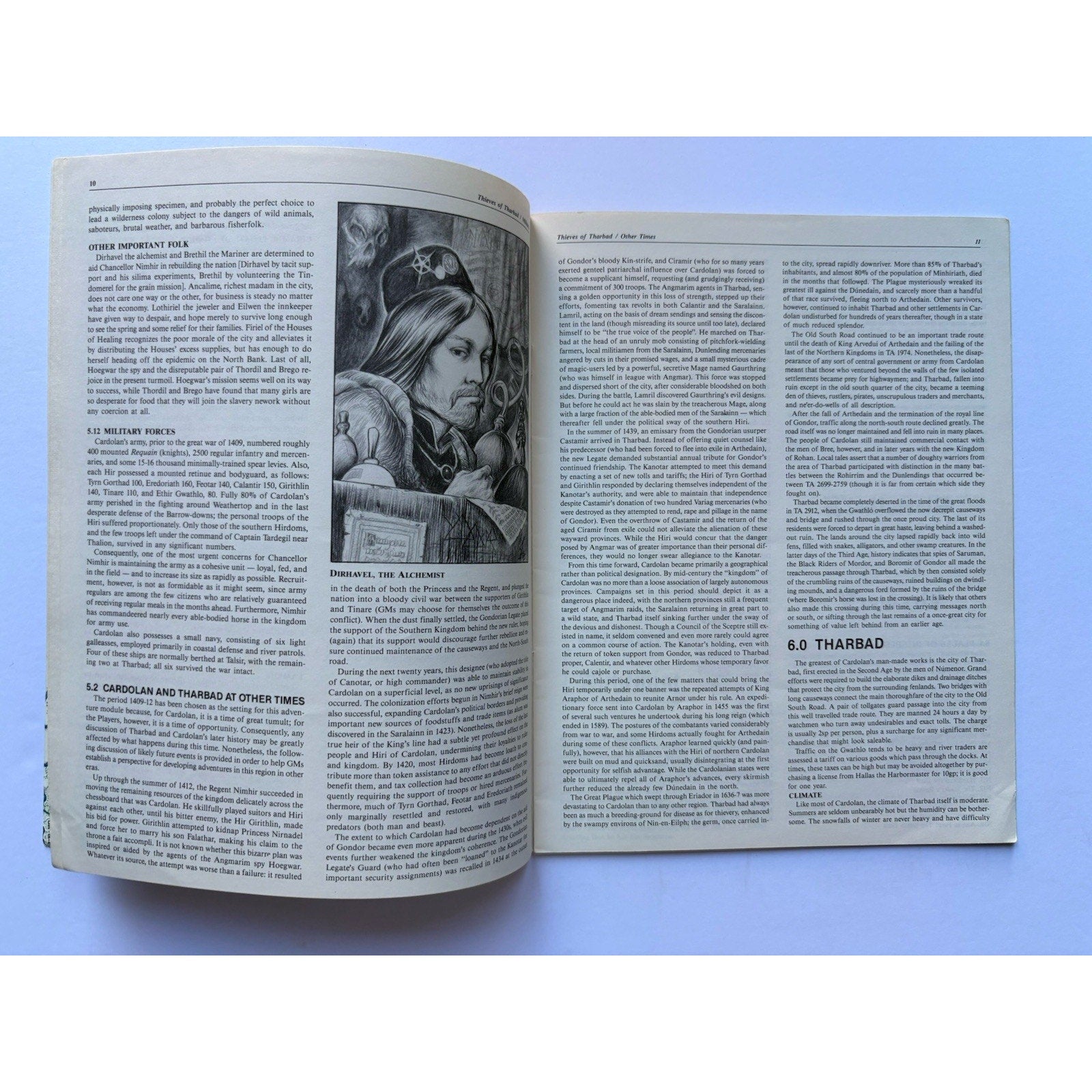 D&D Thieves of Tharbad ICE 8050 1985 MERP Module Complete Tolkien Rolemaster - Humphrey's Book Den