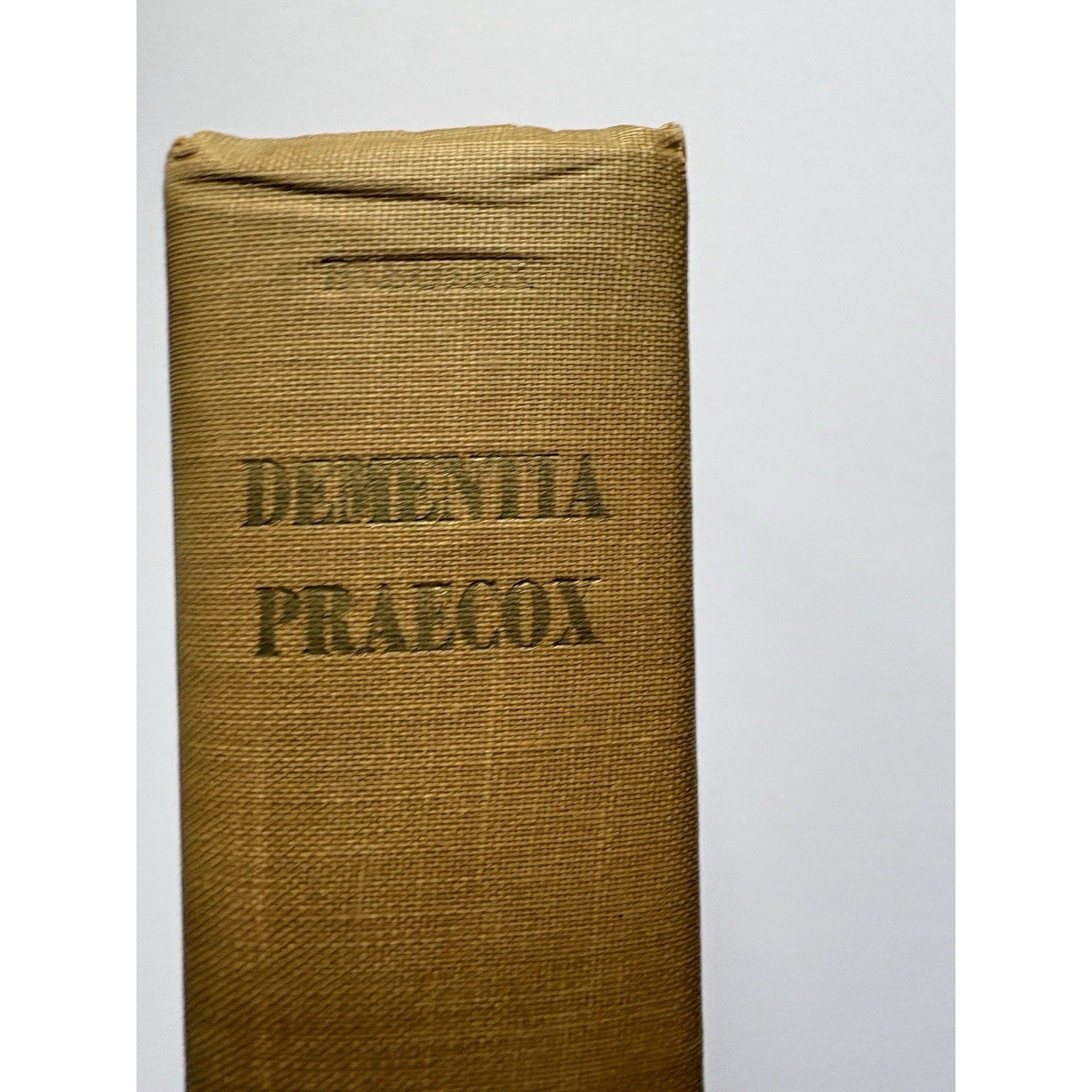 Dementia Praecox Or The Groups Of Scizophrenias Eugene Blueler - Medical Book HC - Humphrey's Book Den