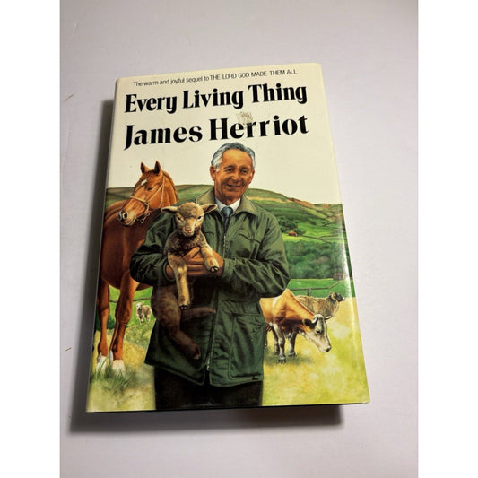 Every Living Thing James Herriot First Edition 1992 Hardcover w/ Dust Jacket - Humphrey's Book Den