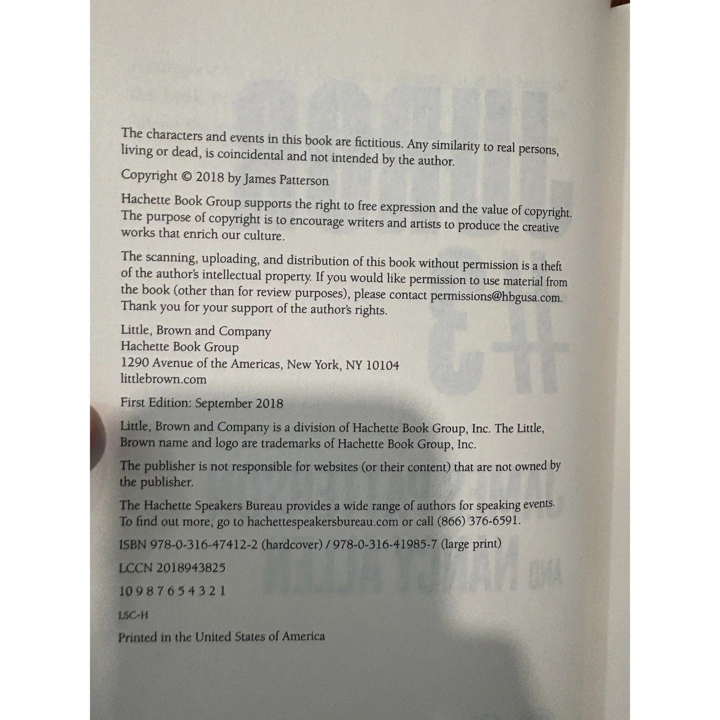 First Edition: Juror 3 by James Patterson (2018, Hardcover) - Humphrey's Book Den