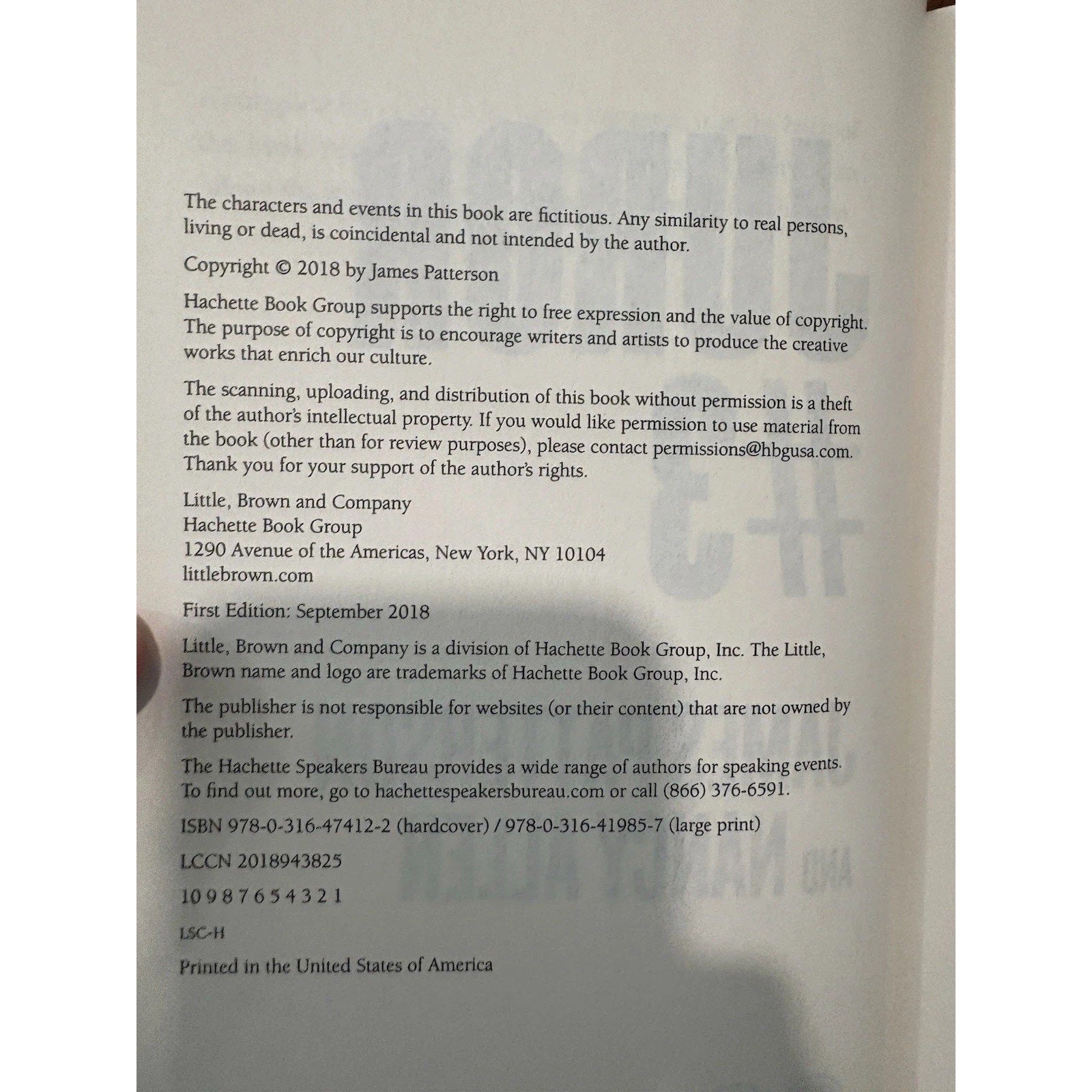 First Edition: Juror 3 by James Patterson (2018, Hardcover) - Humphrey's Book Den