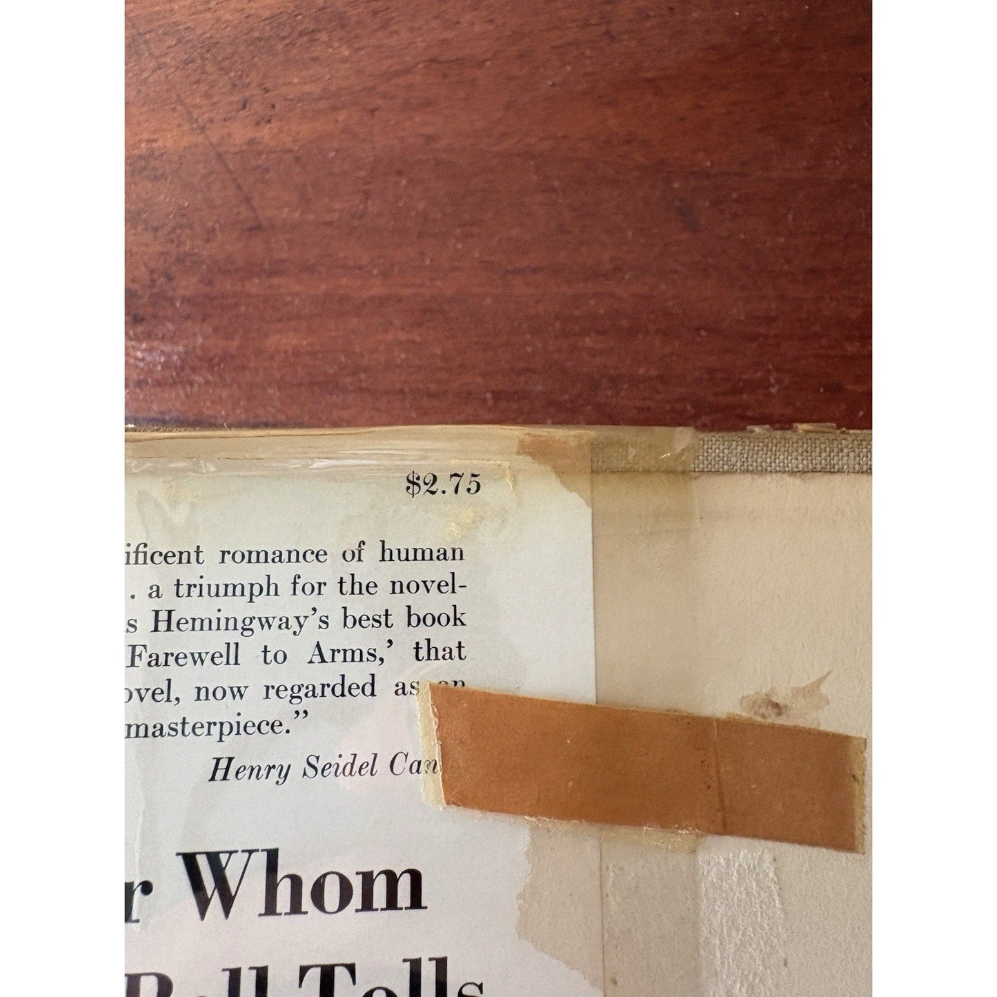 For Whom the Bell Tolls - Ernest Hemingway - 1940 A - First Edition 1st State DJ - Humphrey's Book Den