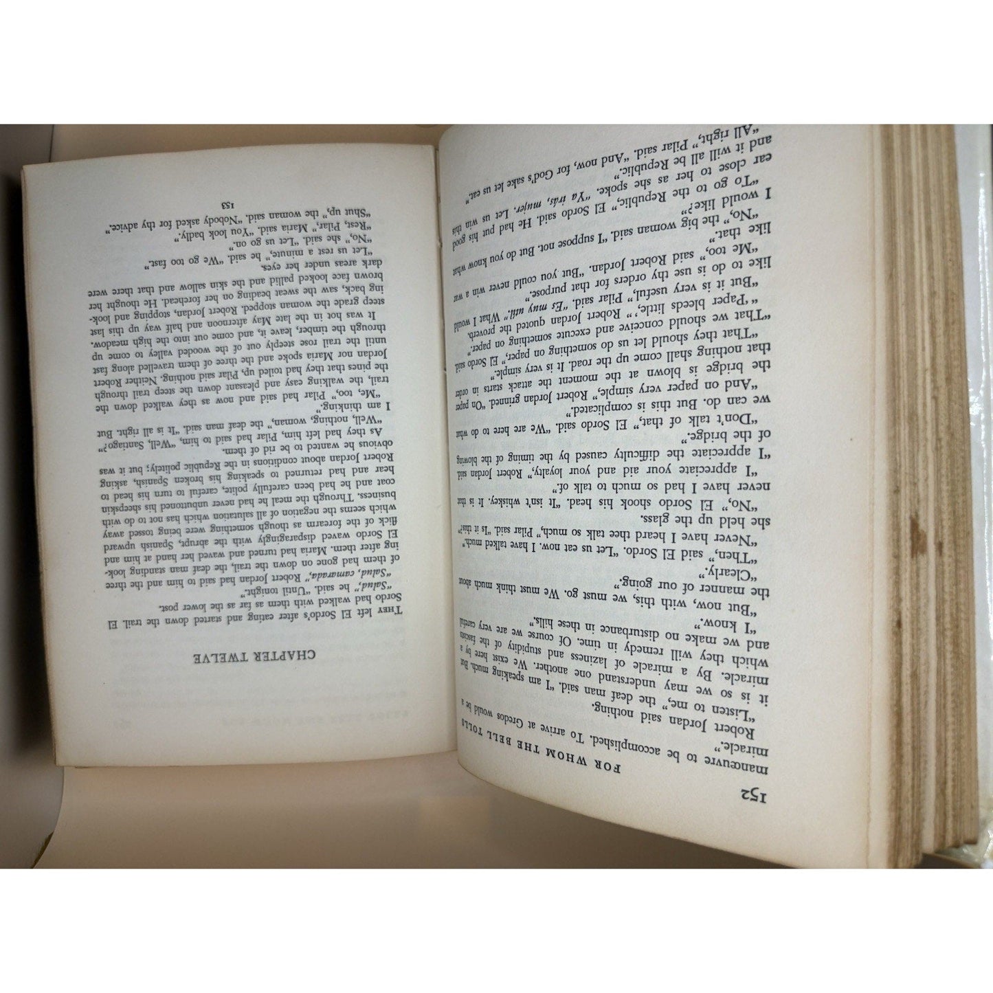 For Whom the Bell Tolls - Ernest Hemingway - 1940 A - First Edition 1st State DJ - Humphrey's Book Den