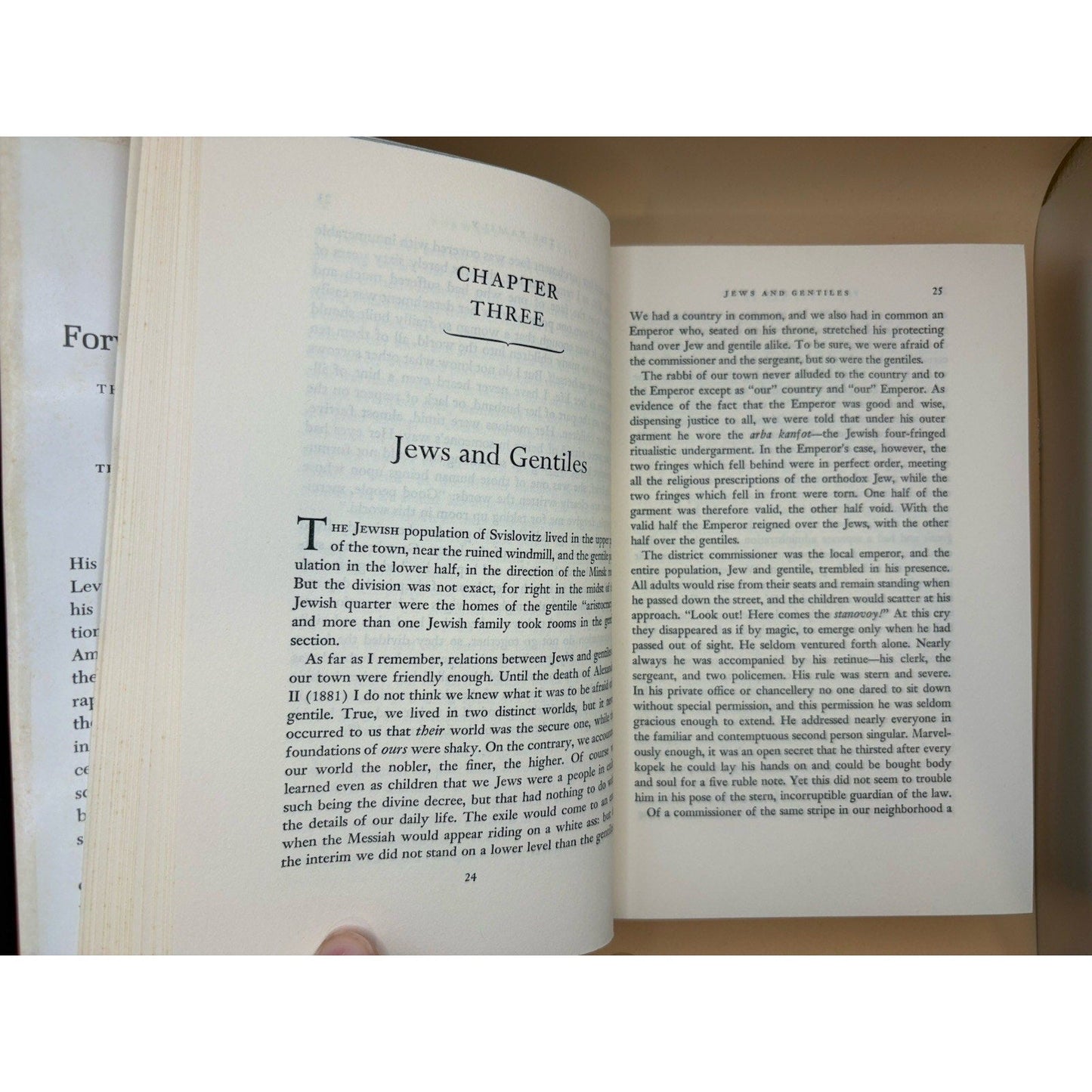 Forward From Exile Autobiography Shmarya Levin 1967 JPS First Edition DJ - Humphrey's Book Den