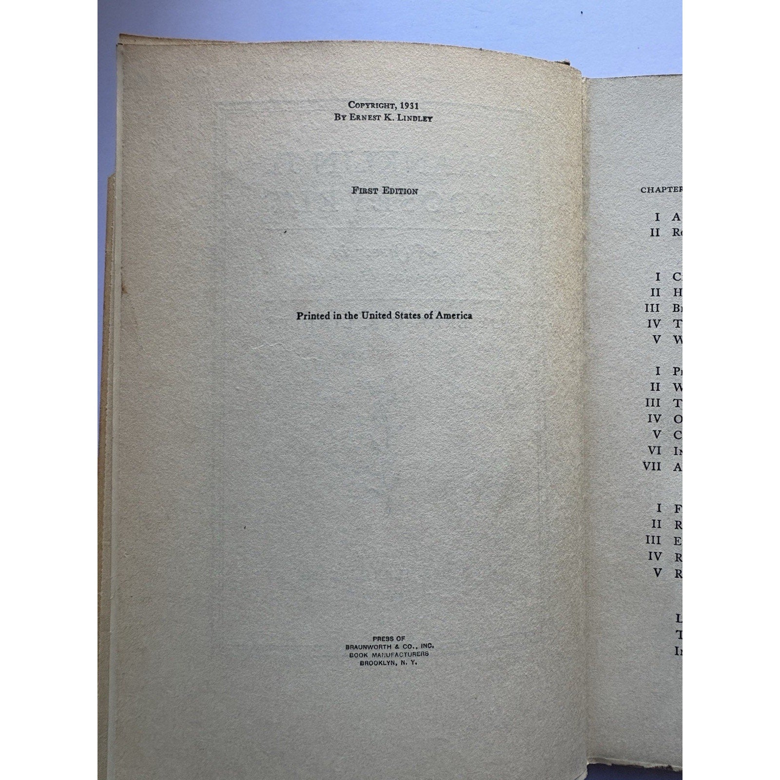 Franklin D Roosevelt A Career in Progressive Democracy 1931 1st Edition - Humphrey's Book Den