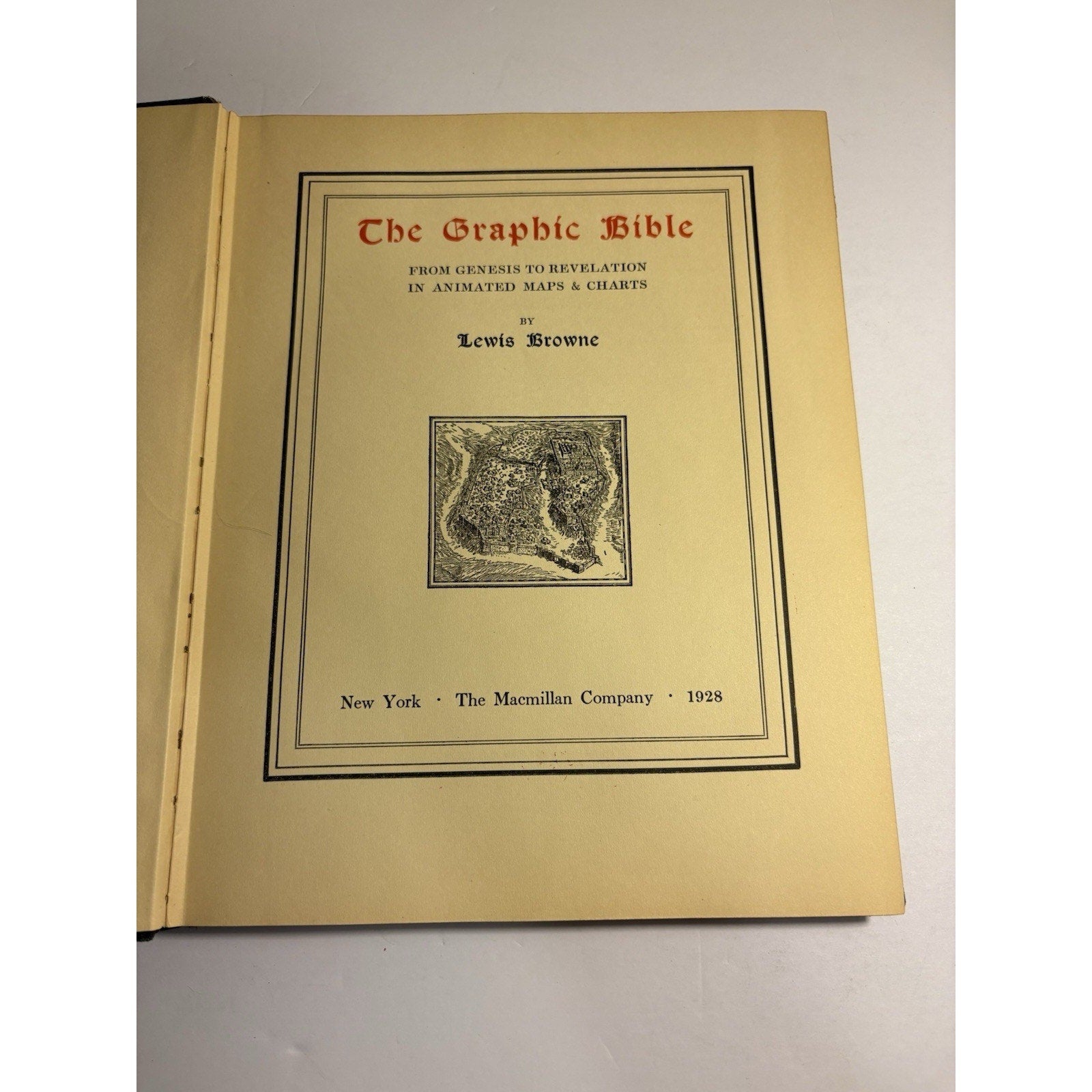 Graphic Bible 1928 1st Ed Advance Copy — Illustrated by Mark Rothko - Humphrey's Book Den