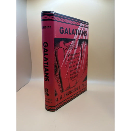 H.A. Ironside Galatians Commentary HC DJ Loizeaux Brothers 1979 Printing - Humphrey's Book Den