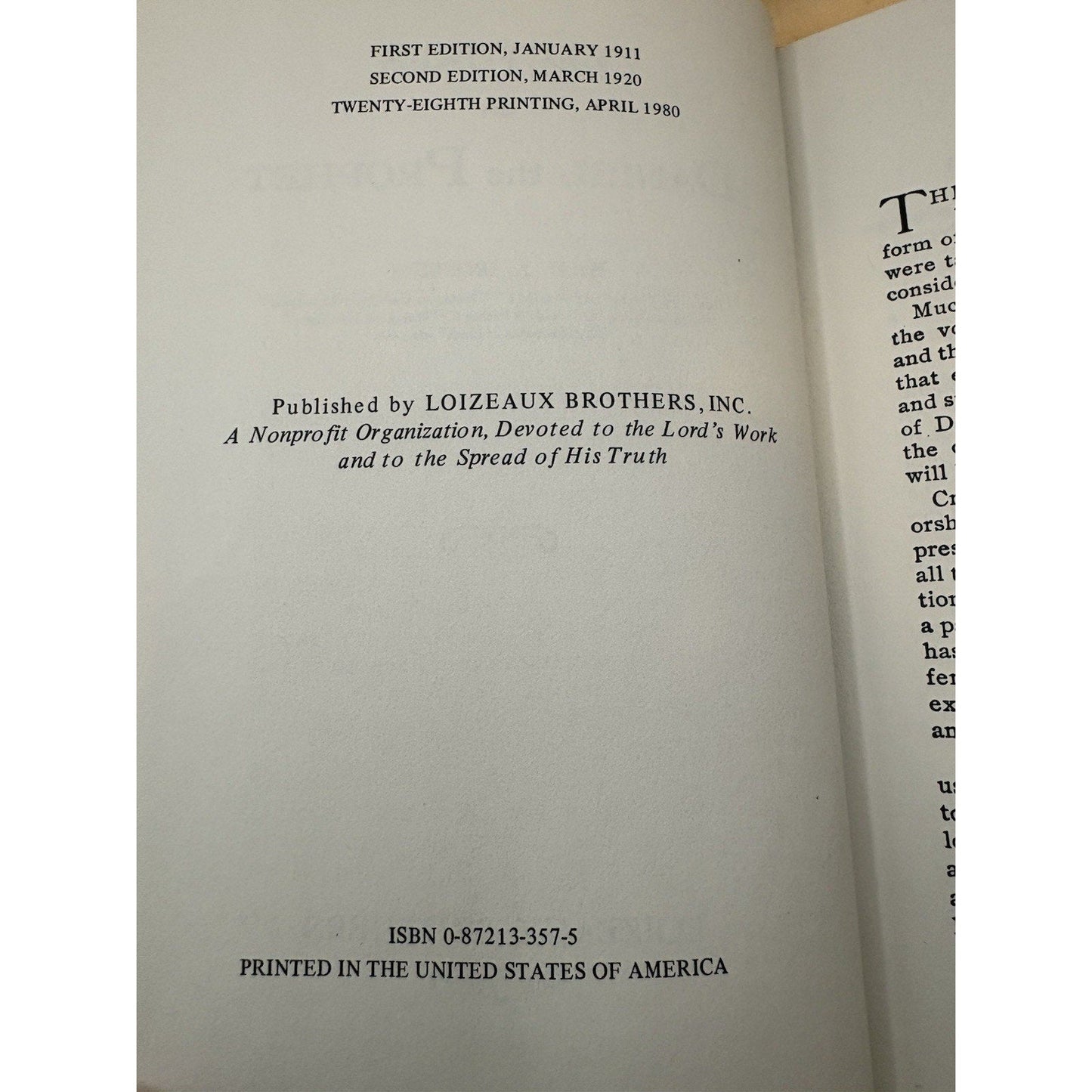 H.A. Ironside Lectures on Daniel the Prophet HC DJ Loizeaux + Insert 1980 - Humphrey's Book Den