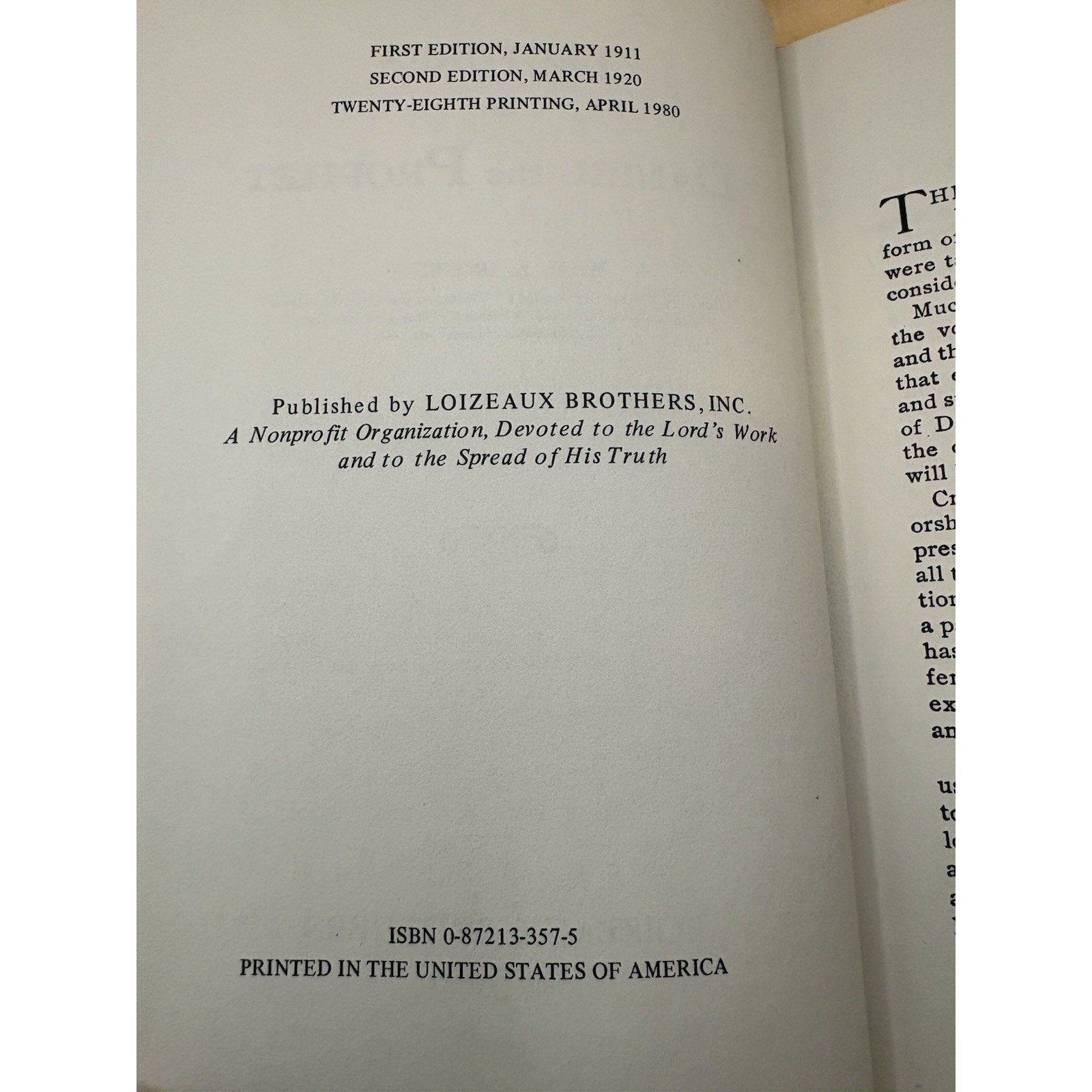 H.A. Ironside Lectures on Daniel the Prophet HC DJ Loizeaux + Insert 1980 - Humphrey's Book Den