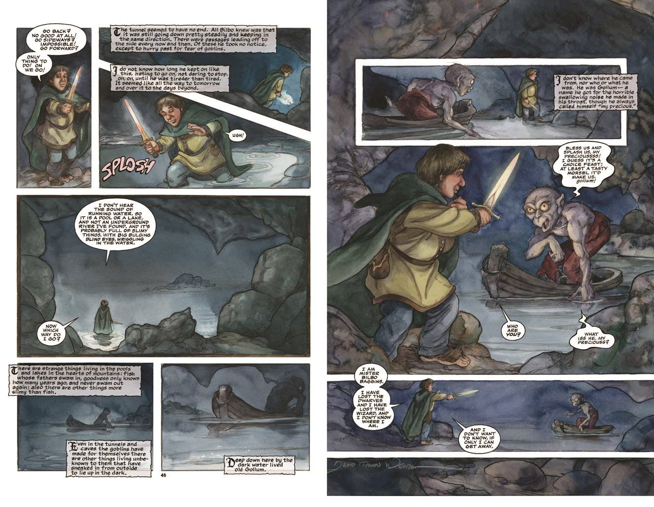 Hobbit: A Graphic Novel Revised/Expanded : J. R. R. Tolkien - Humphrey's Book Den