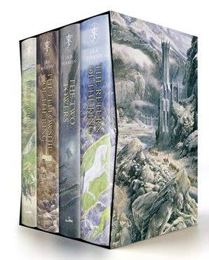 Hobbit & Lord of the Rings Illustrated by Alan Lee Box Set - Humphrey's Book Den