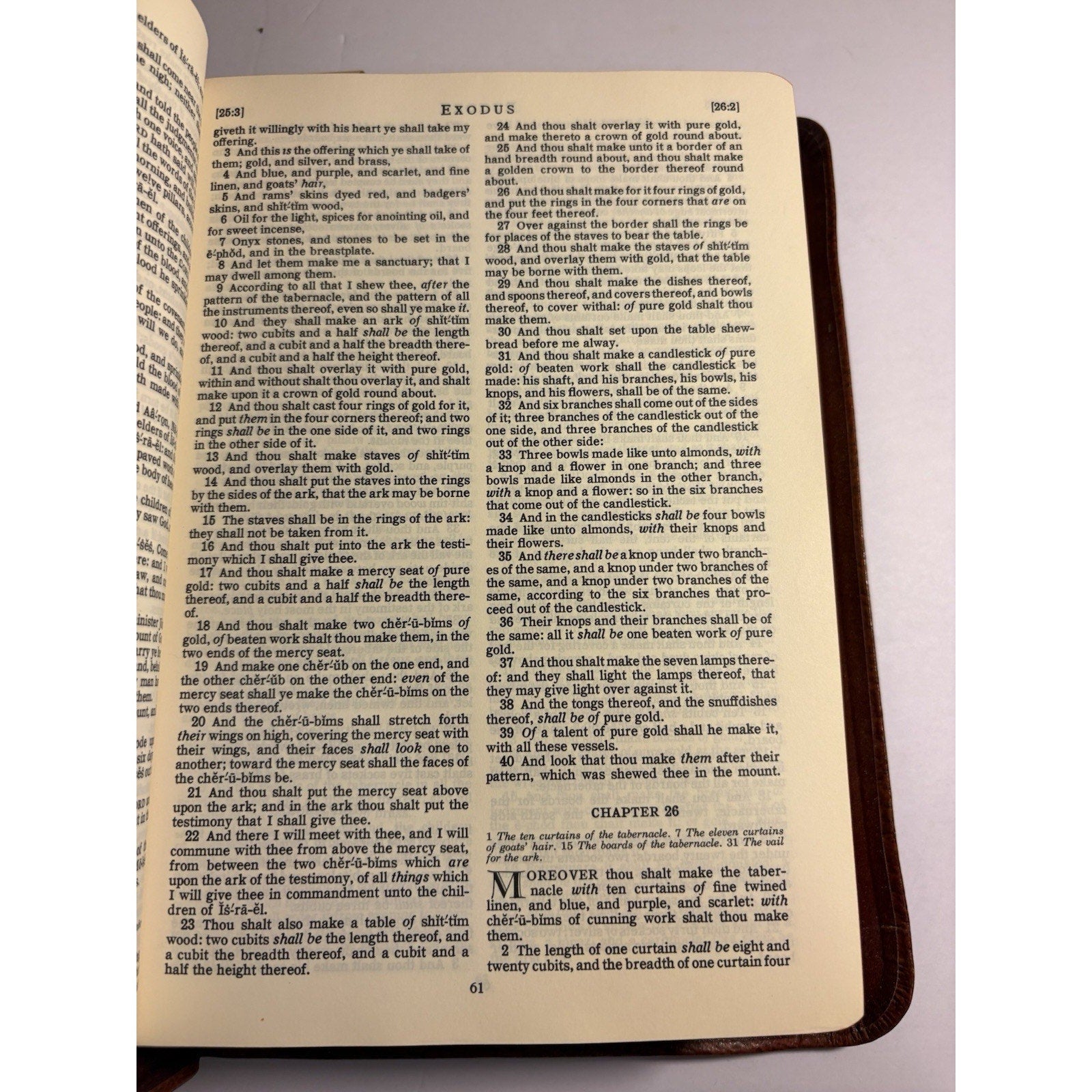 Holy Bible Heritage Deluxe Edition KJV 1955 Leather Consolidated Book Publishers - Humphrey's Book Den