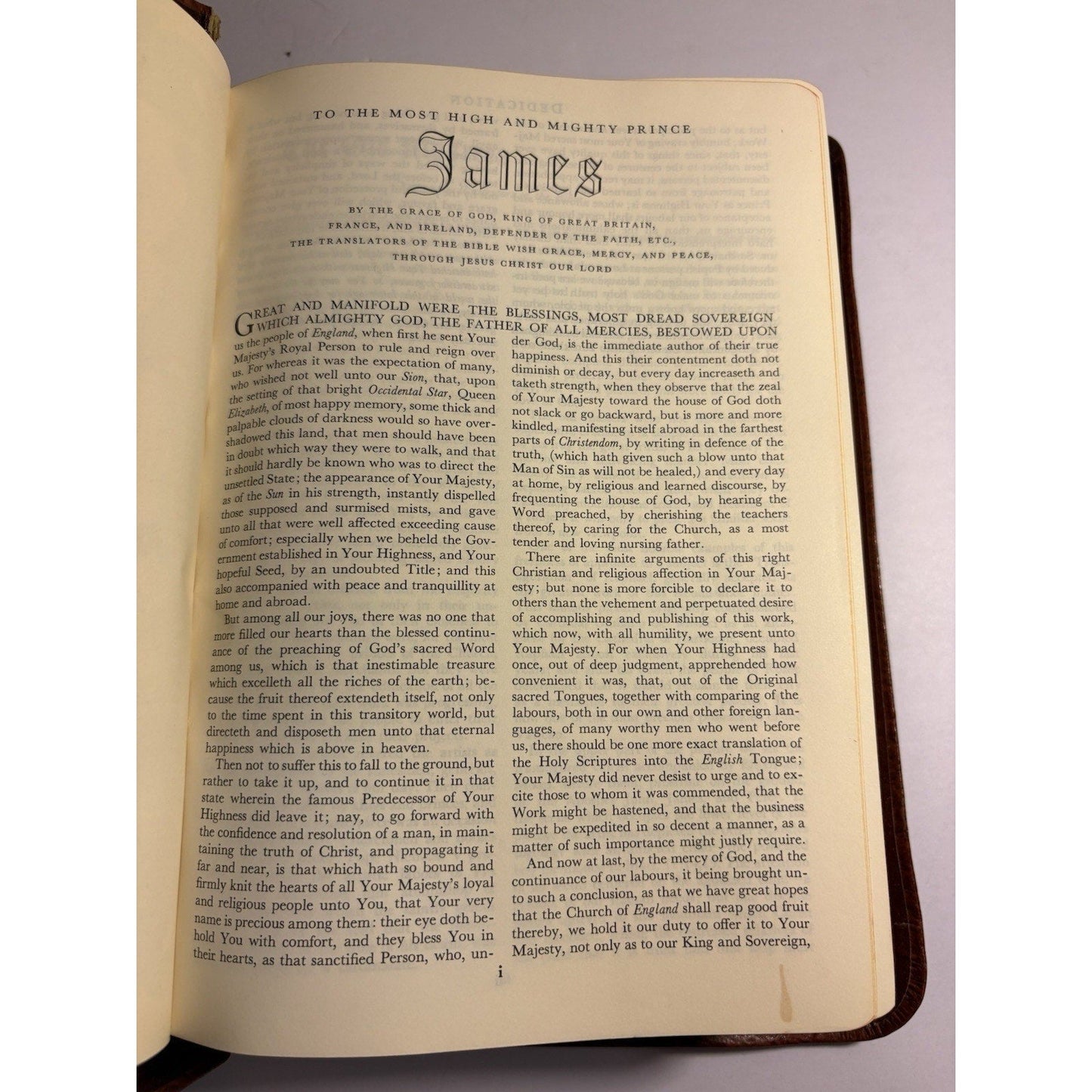 Holy Bible Heritage Deluxe Edition KJV 1955 Leather Consolidated Book Publishers - Humphrey's Book Den