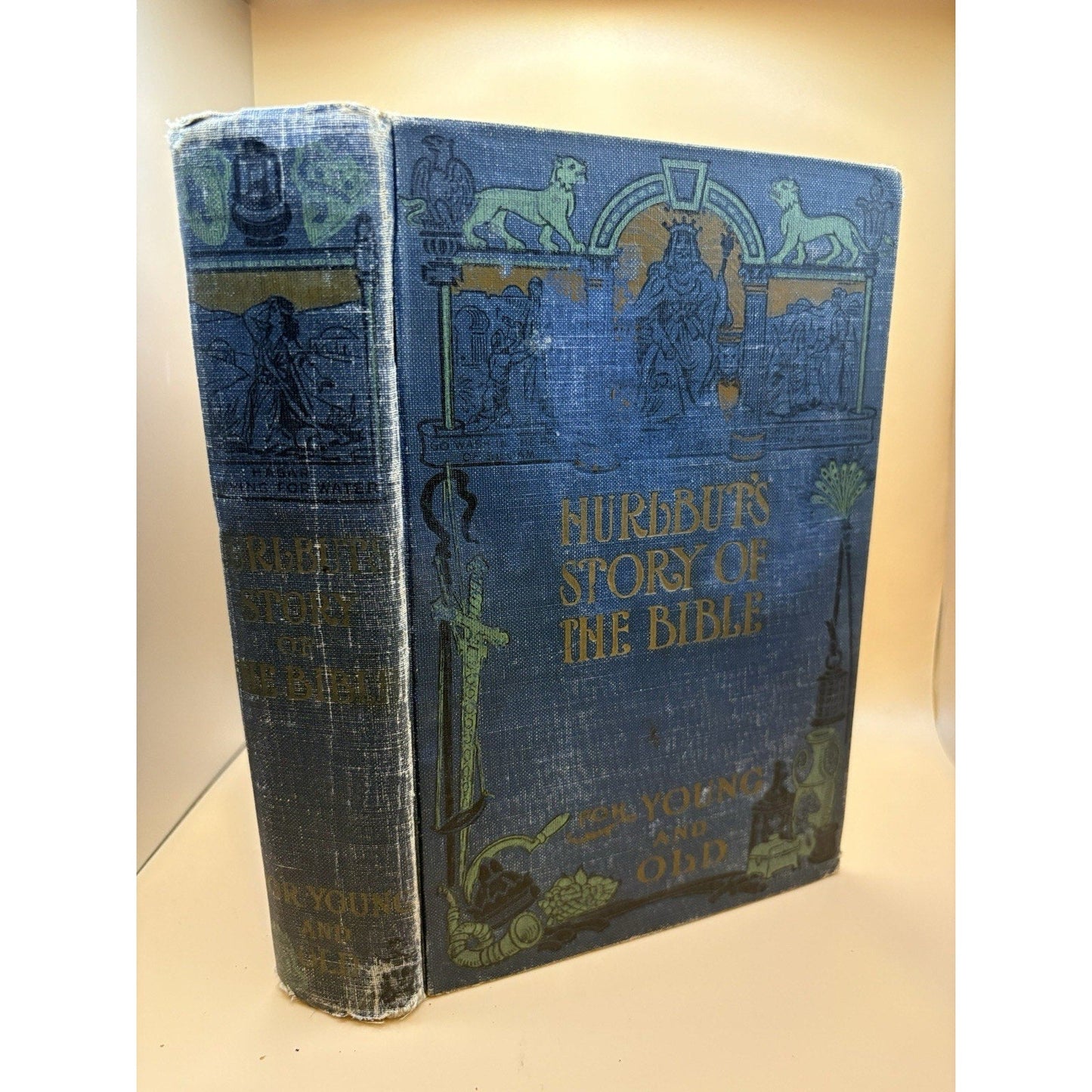 Hurlbut’s Story of the Bible 1904 Illustrated Antique Self - Pronouncing - Humphrey's Book Den