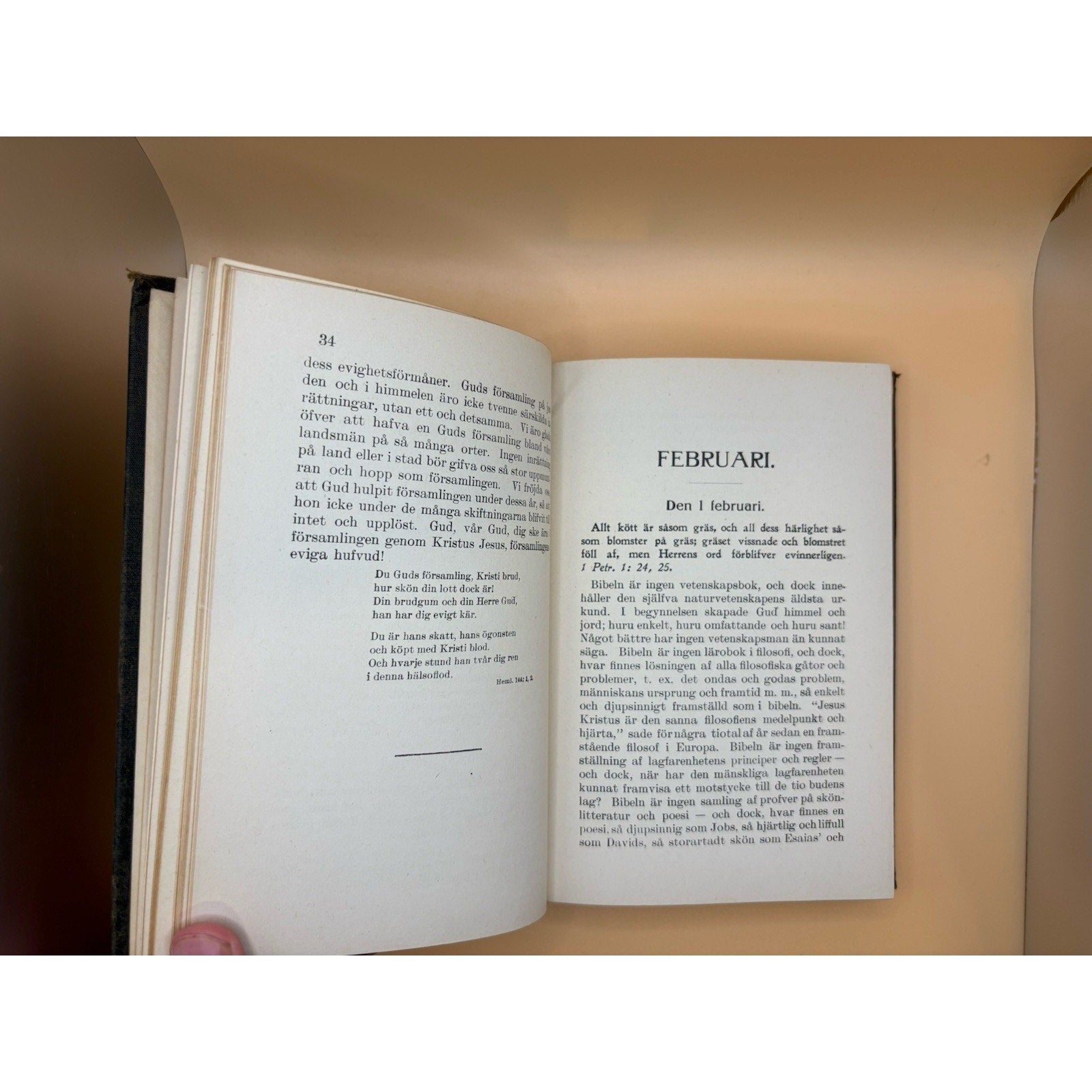 I Morgonstund Carl Swensson 1916 Swedish Devotional Book Gustaf Erikson - Humphrey's Book Den
