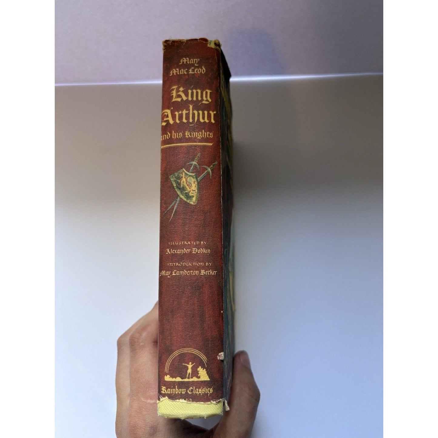 King Arthur and His Knights by Mary Macleod 1950, ILLUS, World Publishing - HCDJ - Humphrey's Book Den