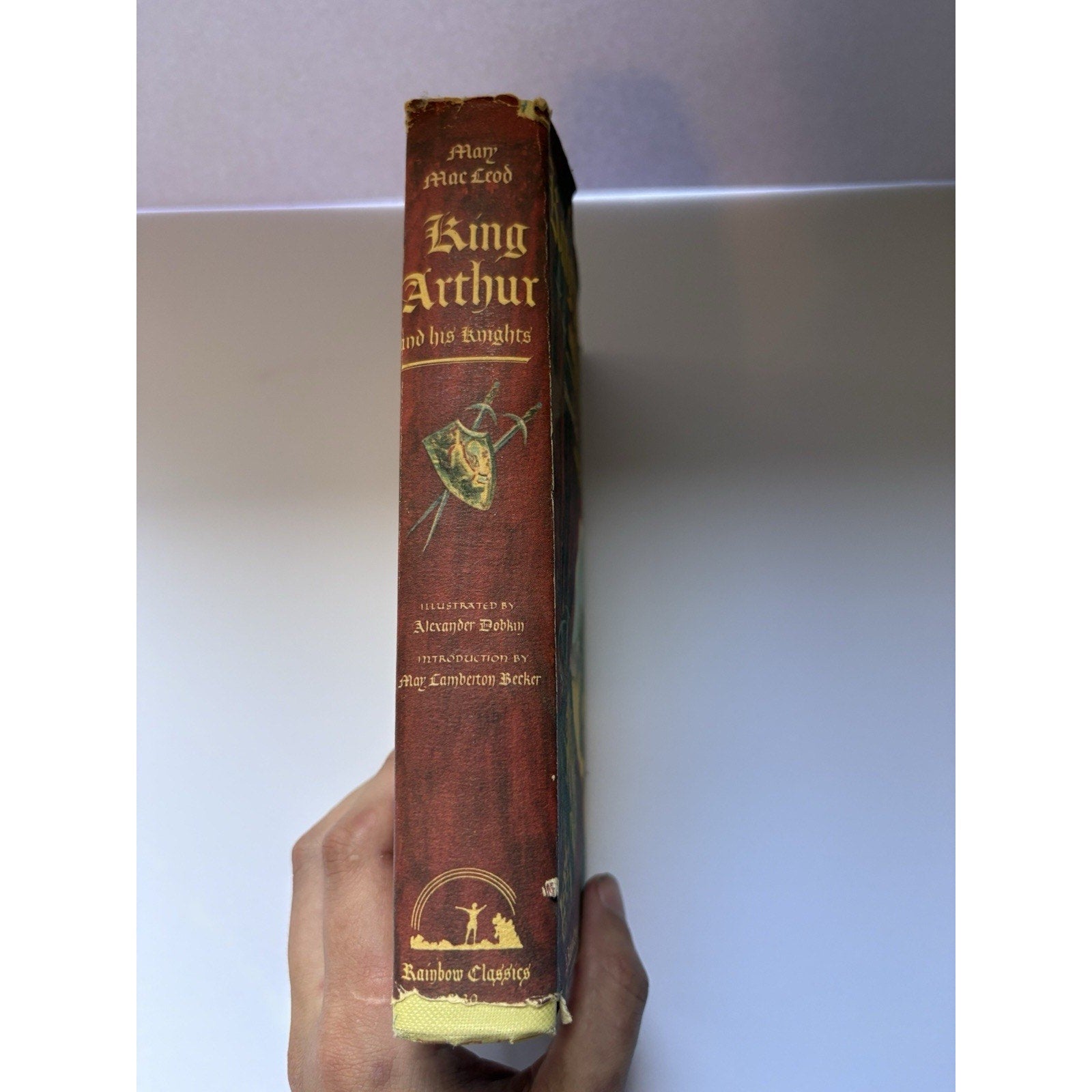 King Arthur and His Knights by Mary Macleod 1950, ILLUS, World Publishing - HCDJ - Humphrey's Book Den