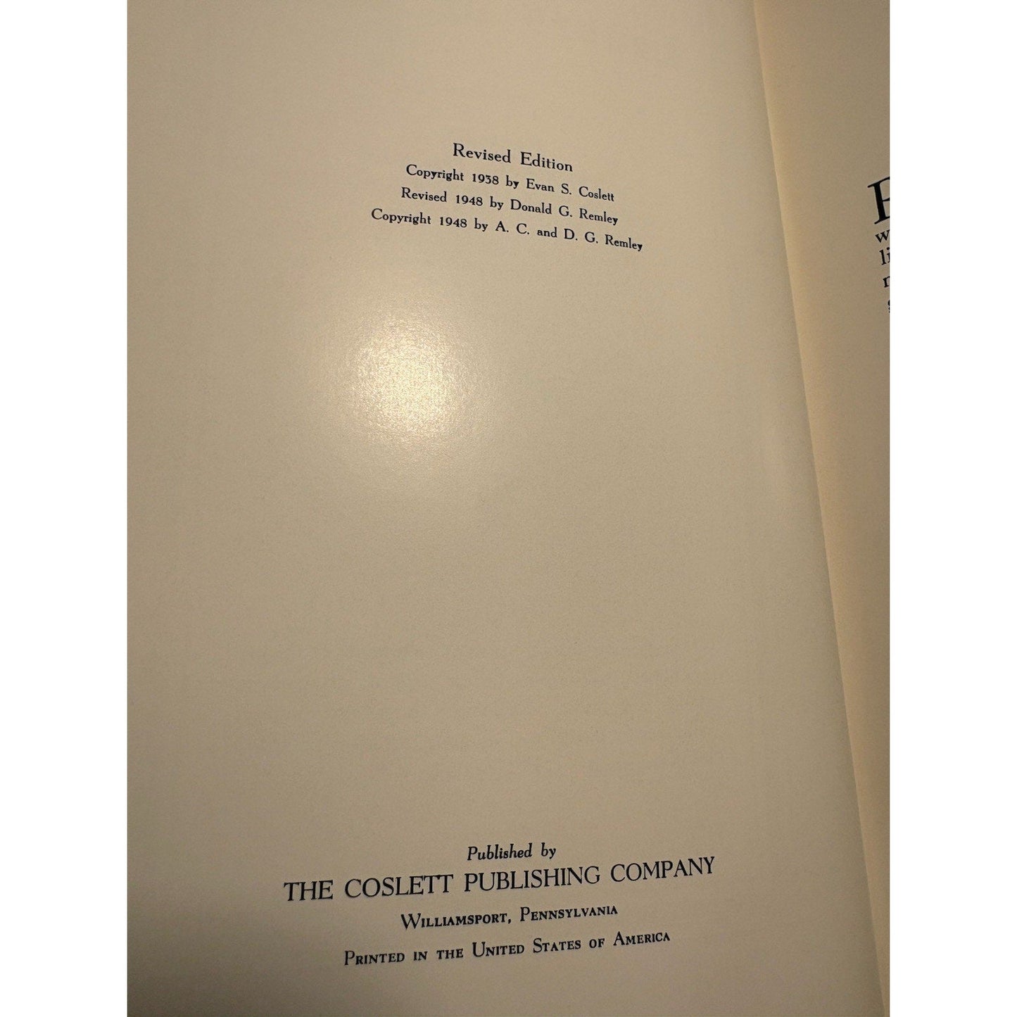 Leaves of Gold 1948 Revised Ed Coslett — Prayers Inspirational Verse HC - Humphrey's Book Den