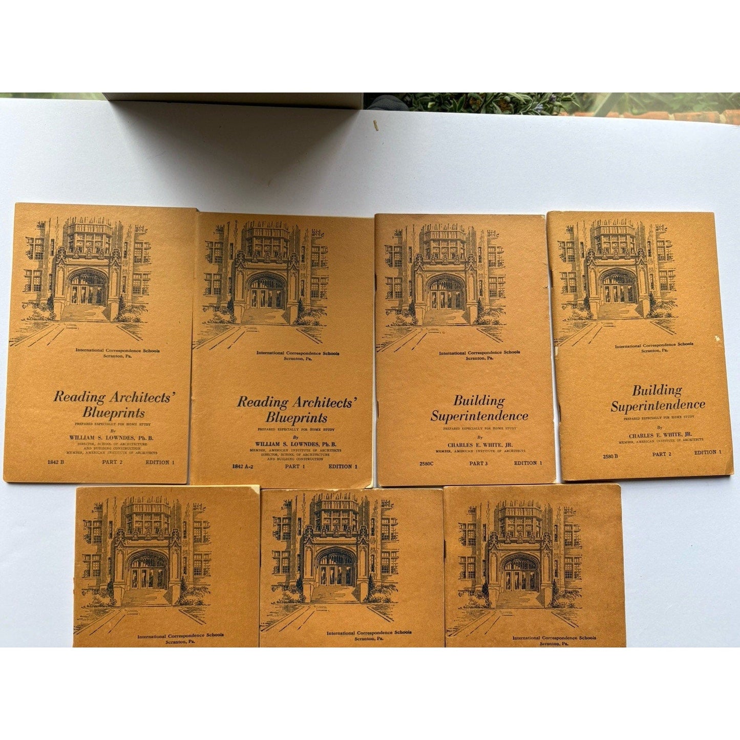 Lot of 14 ICS Architecture Construction Booklets 1940s Building Manuals Vintage - Humphrey's Book Den