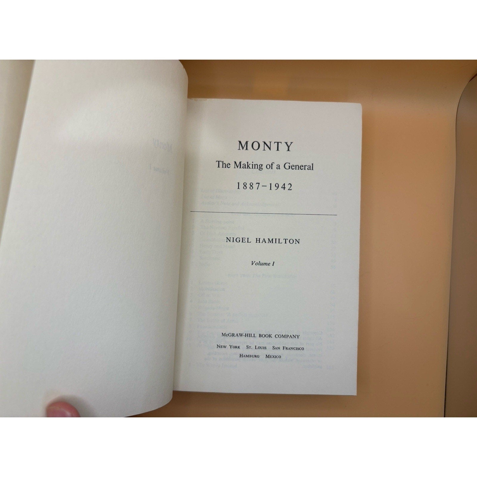 Monty Vol 1 & 2 Nigel Hamilton First Edition HC/DJ McGraw - Hill 1981 - Humphrey's Book Den