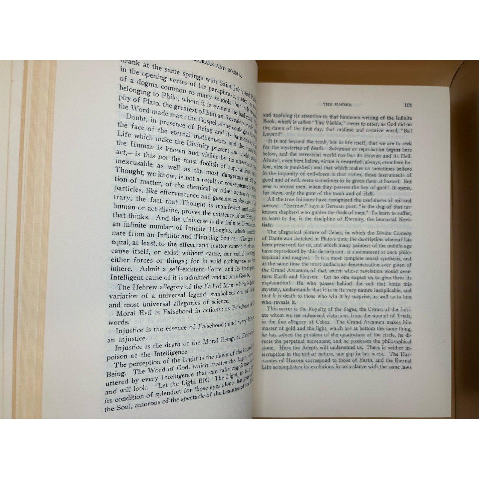 Morals and Dogma Scottish Rite Freemasonry 1960 Albert Pike Red Hardcover 33° - Humphrey's Book Den